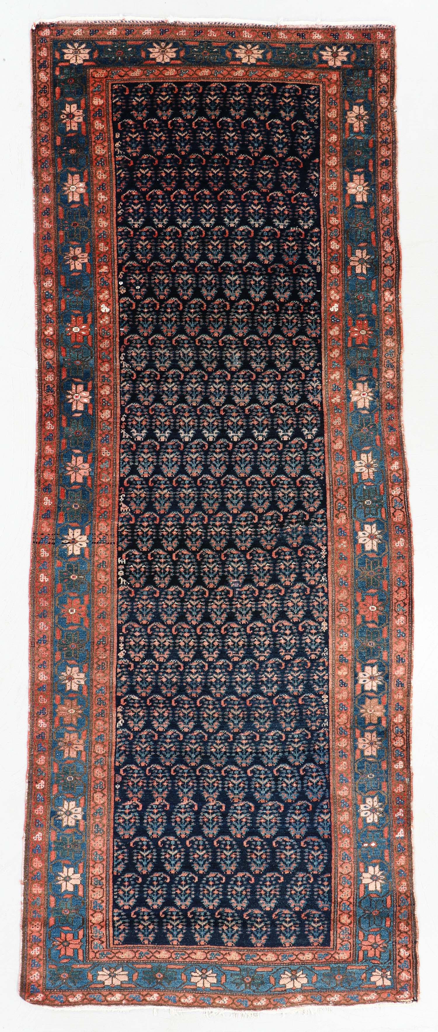 Hamadan Rug, Persia, Circa 1900, 4'1'' x 10'10'' (1 of 6)