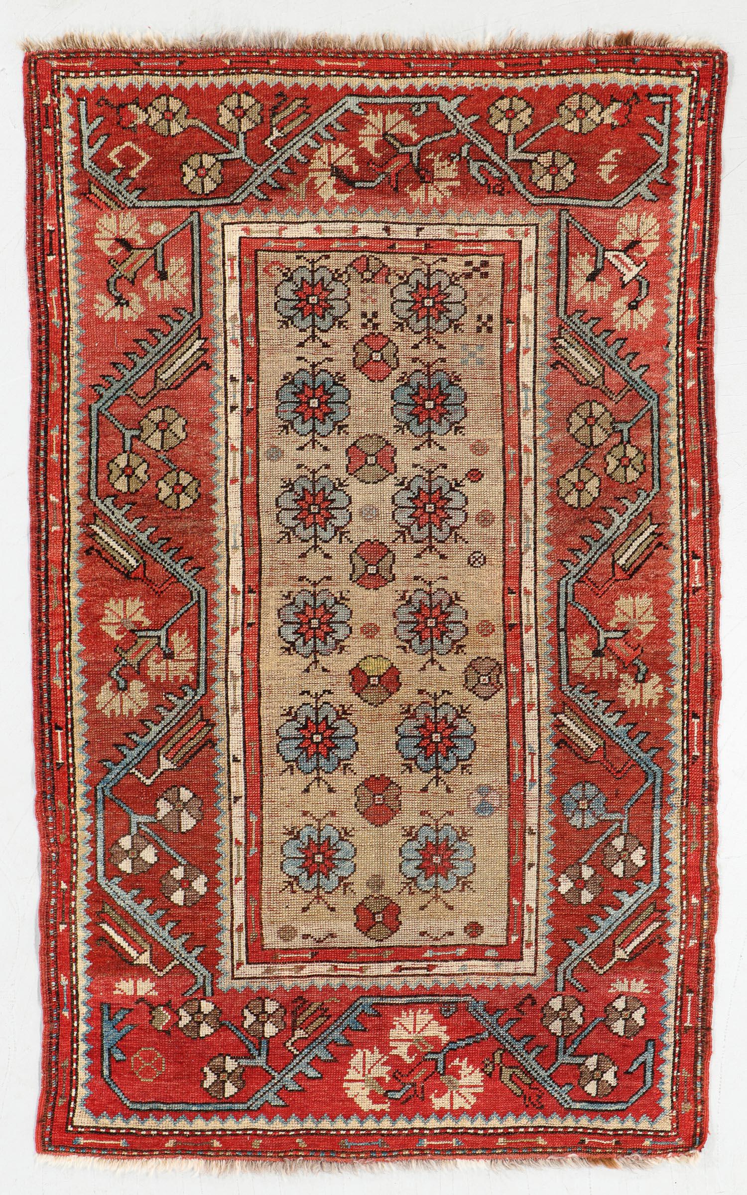 Milas Rug, Turkey, Late 19th C., 3'4'' x 5'5'' (1 of 6)