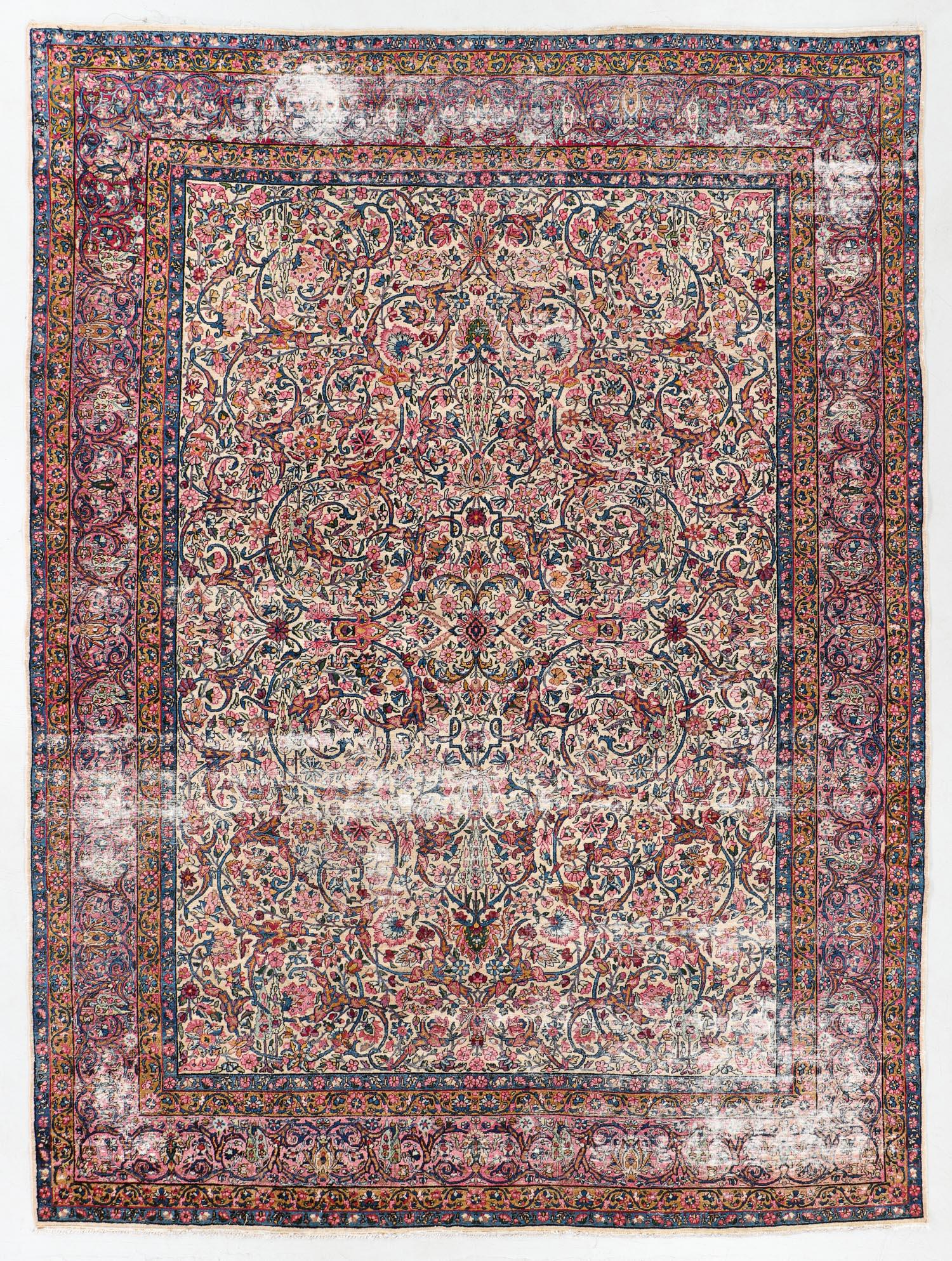 Kerman Rug, Persia, Early 20th C., 8'7'' x 11'7'' (1 of 5)
