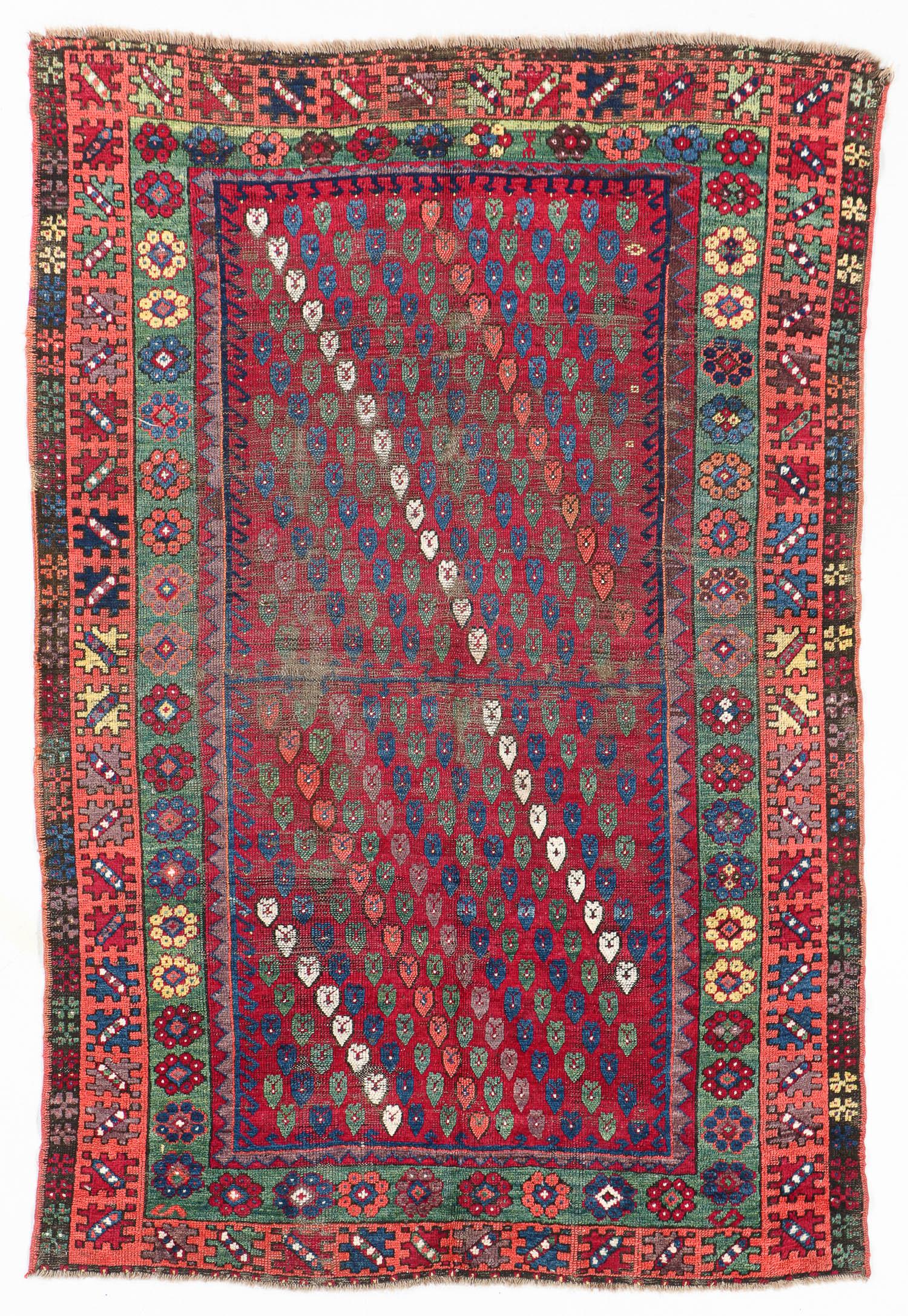 Central Anatolian Rug, Turkey, 19th C., 4'6'' x 6'7'' (1 of 5)