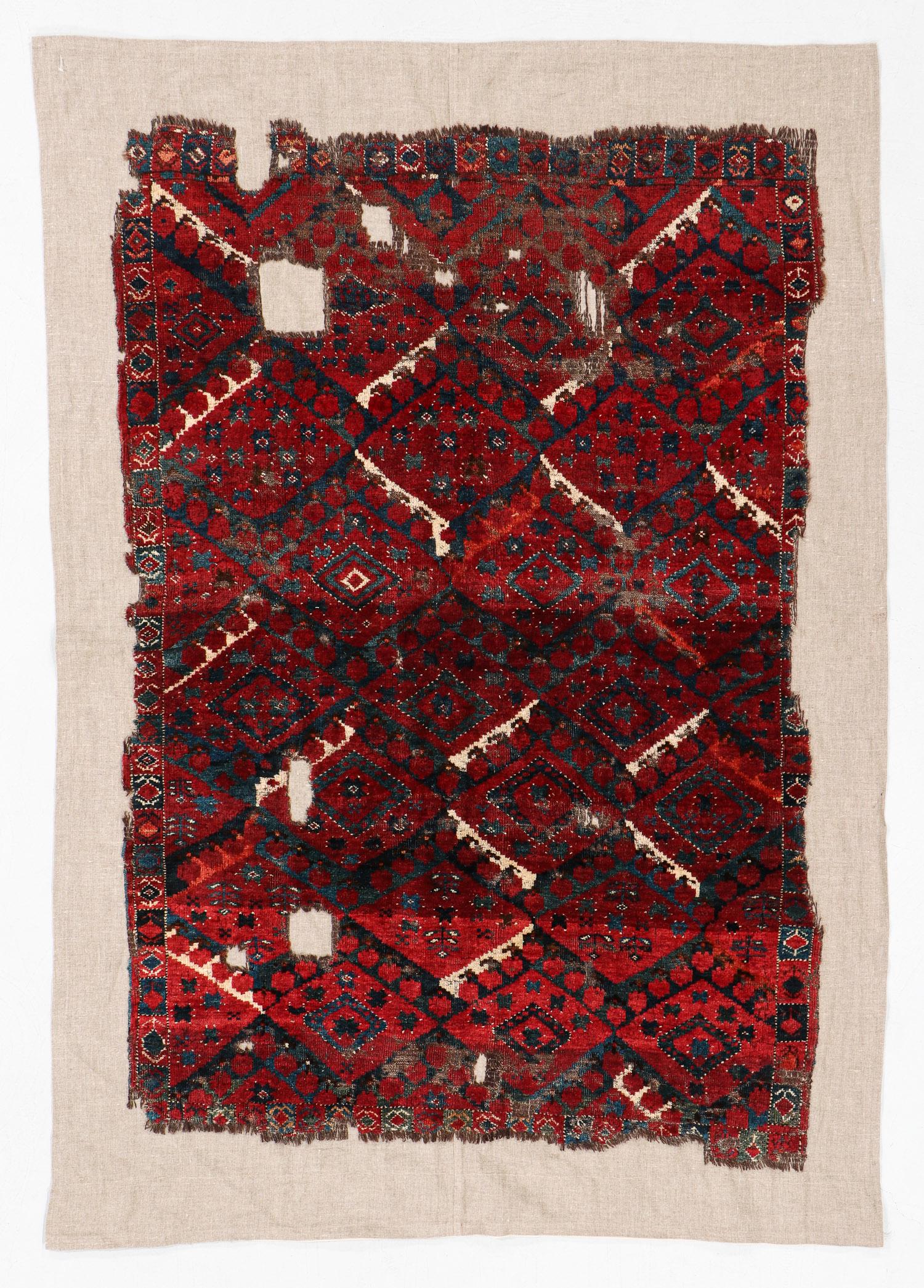 Ersari Beshir Rug, Turkmenistan, Early 19th C., 4'7'' x (1 of 4)