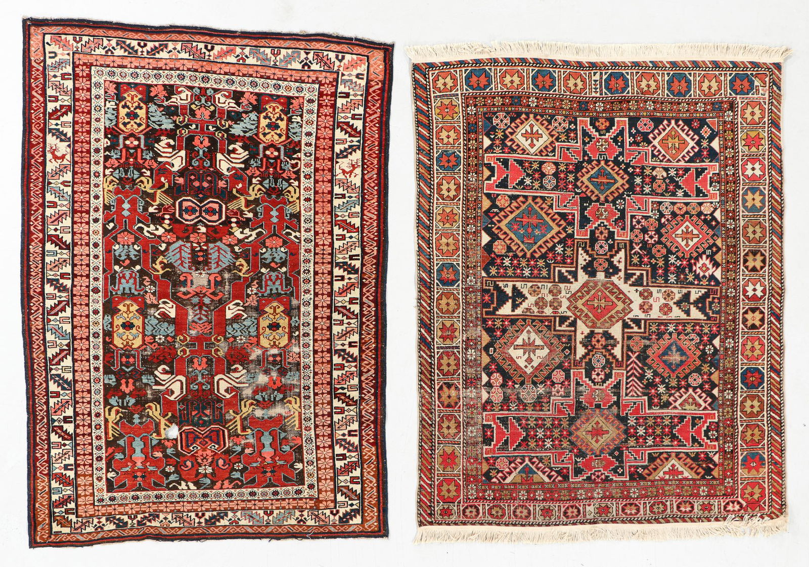 Two Shirvan Rugs, Caucasus, Late 19th C. (1 of 8)
