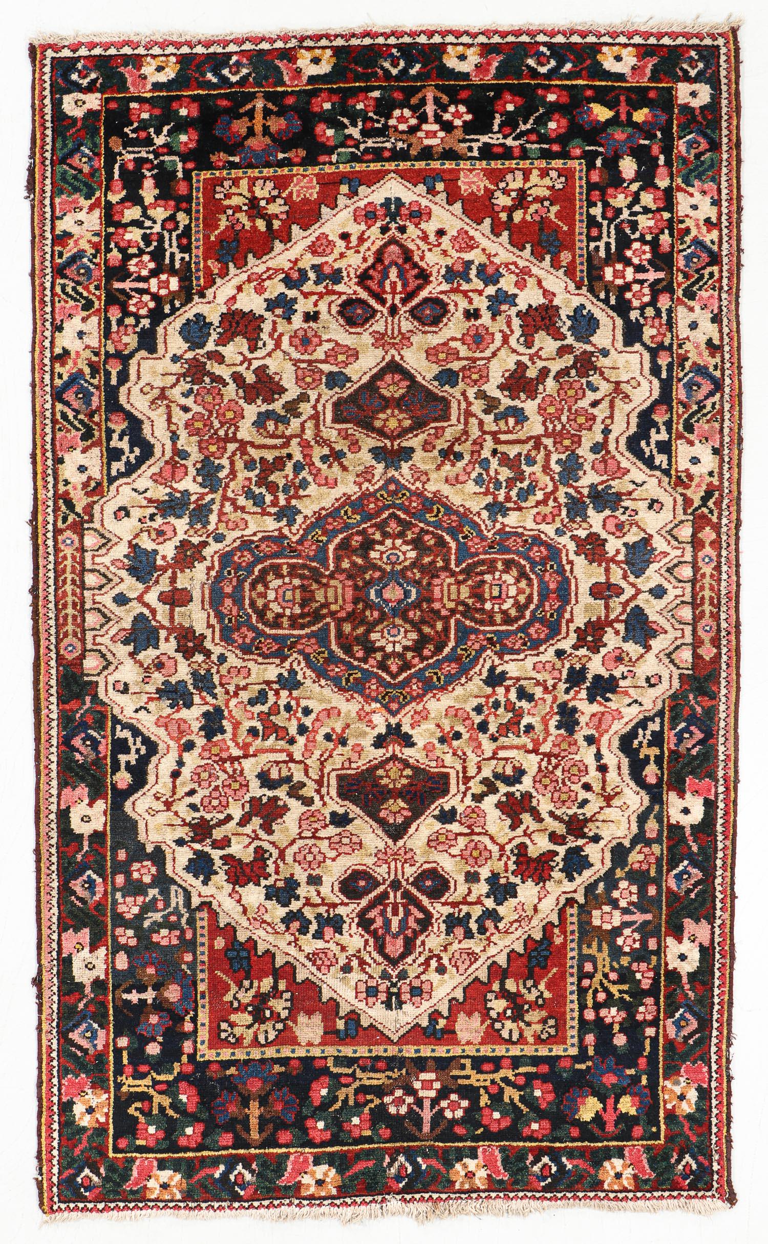 Baktiari Rug, Persia, Early/Mid 20th C., 3'9'' x 6'5'' (1 of 5)