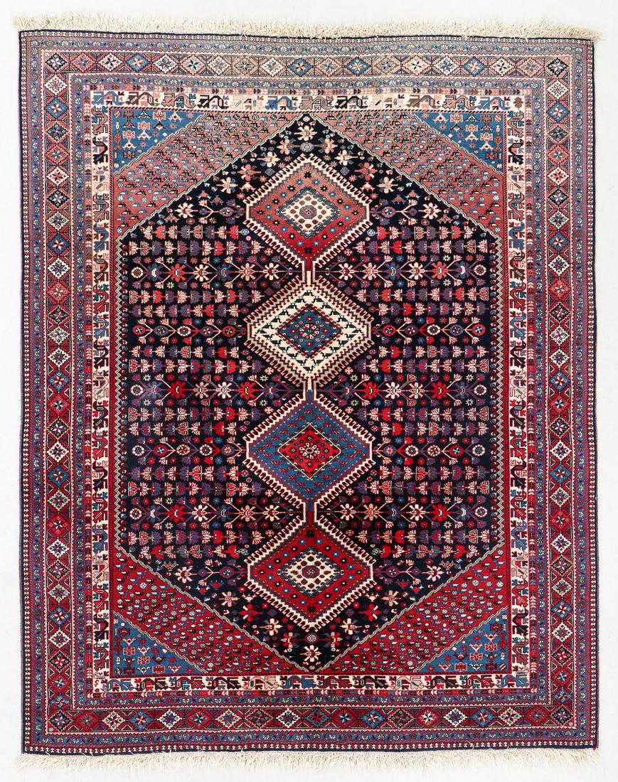 Yalameh Rug, Persia, Mid 20th C., 6'7'' x 8'3'' (1 of 5)