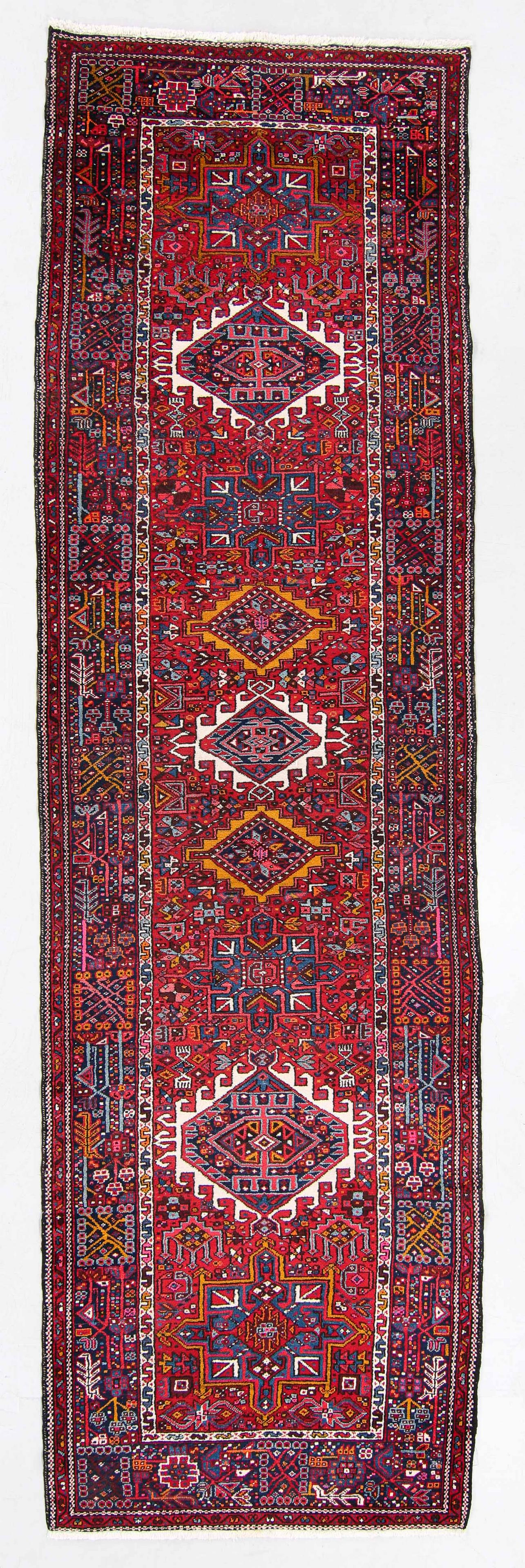 Karadja Rug, Persia, Mid 20th C., 4'3'' x 14'10'' (1 of 6)