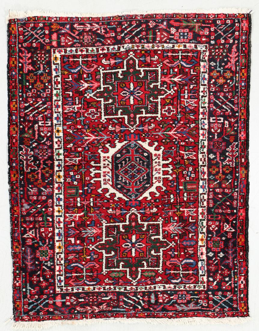 Karadja Rug, Persia, Mid 20th C., 3'6'' x 4'5'' (1 of 5)