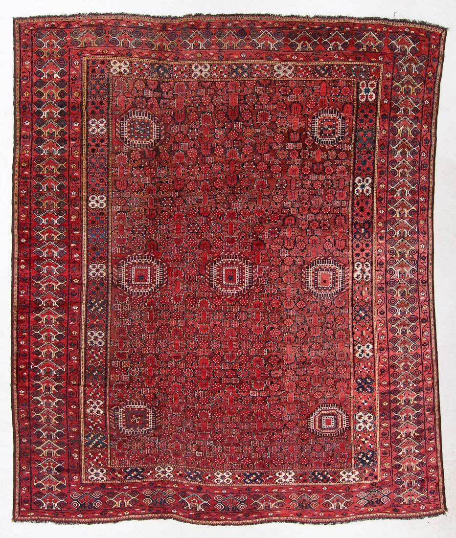 Unusually Large Beshir Rug, Turkmenistan, Circa 1890, (1 of 5)