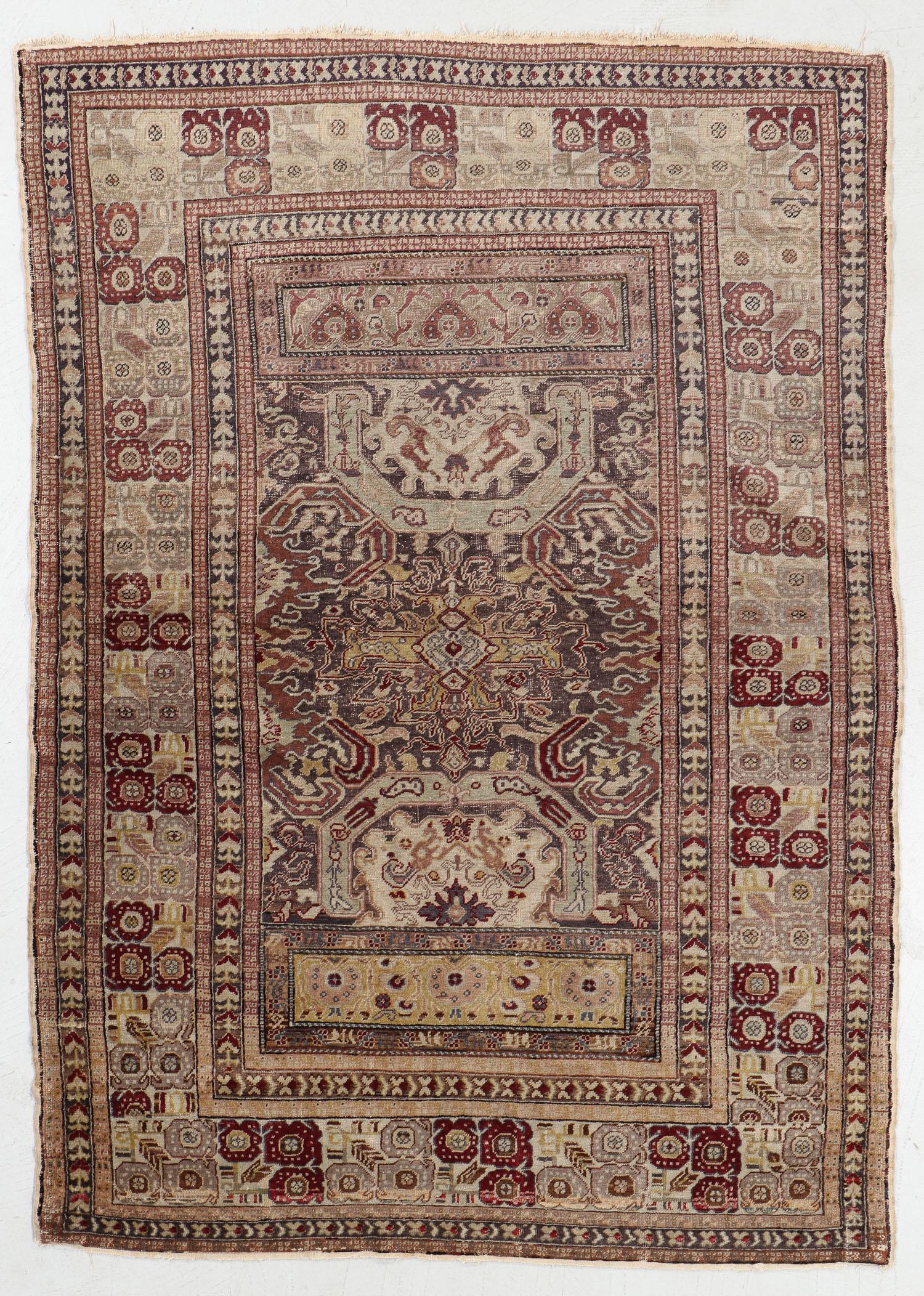 Sivas Rug, Turkey, Circa 1920, 4'1'' x 5'9'' (1 of 5)