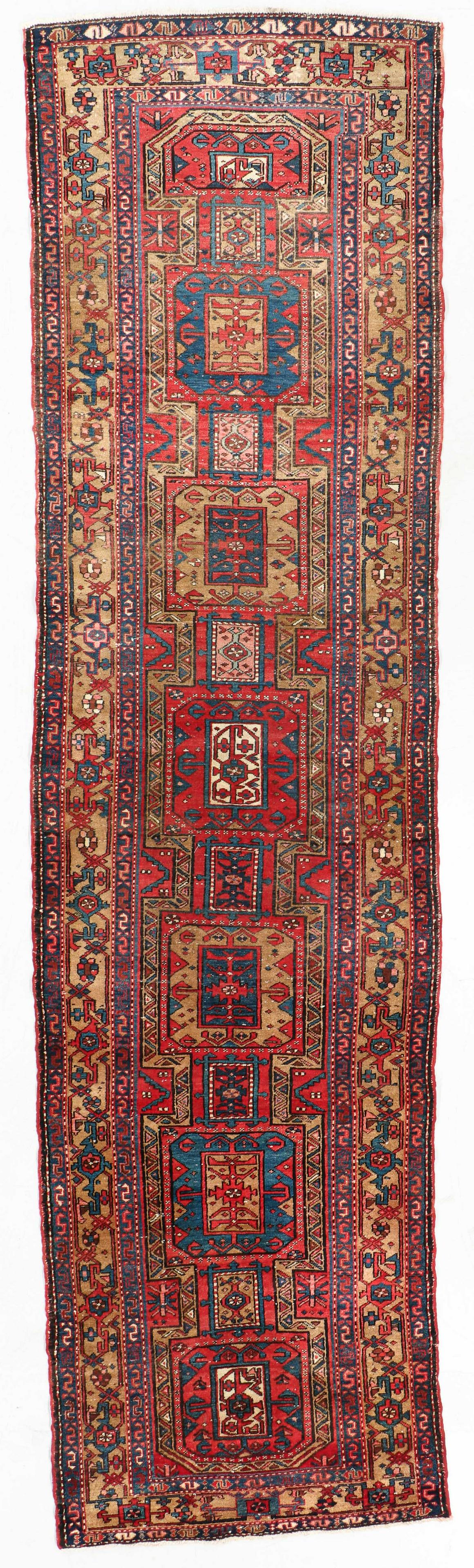 Heriz Rug, Persia, Circa 1900, 3'5'' x 13'7'' (1 of 5)