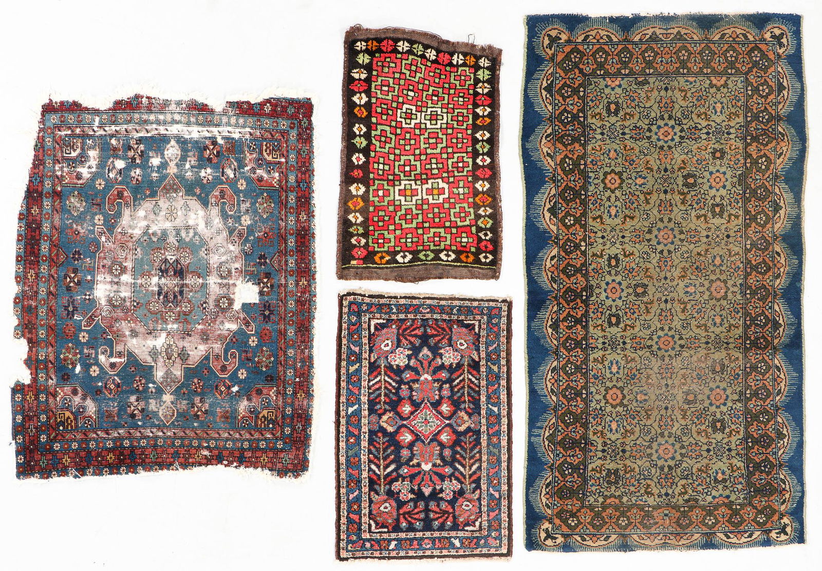 4 Antique Persian and Caucasian Rugs (1 of 9)