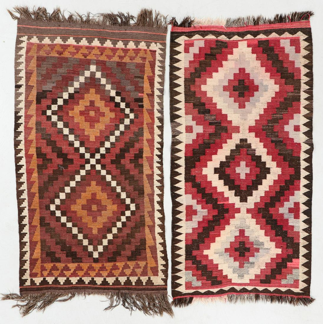 Two Vintage Maimana Kilims, Afghanistan (1 of 7)