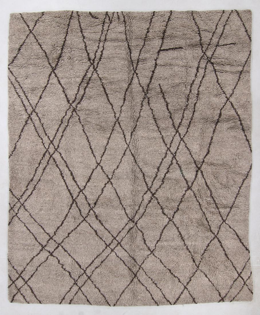 Modern Moroccan Shag Rug, Morocco, 12'4'' x 14'8'' (1 of 5)