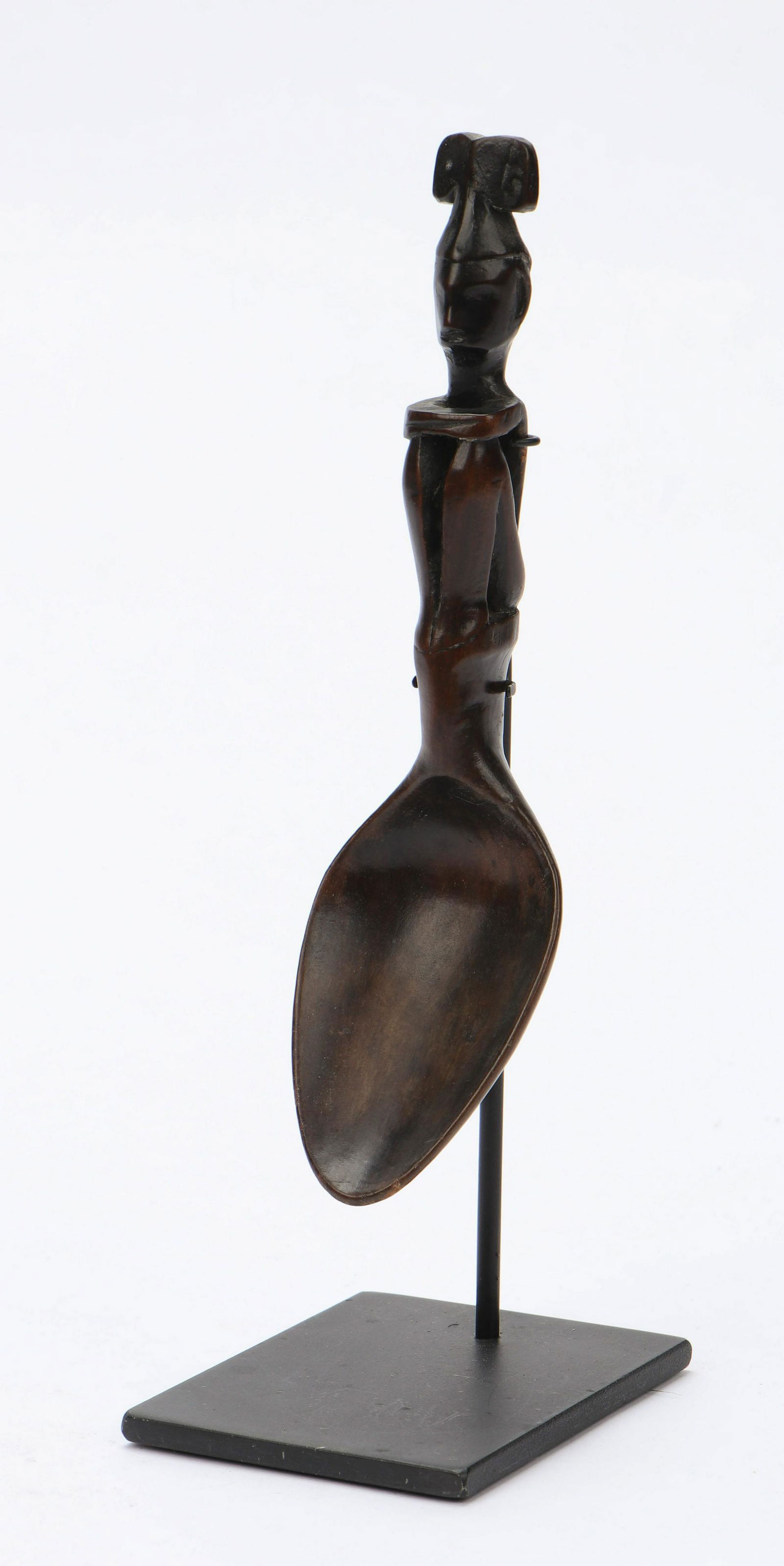 Filipino Carved Wood Figural Spoon, Philippines (1 of 6)