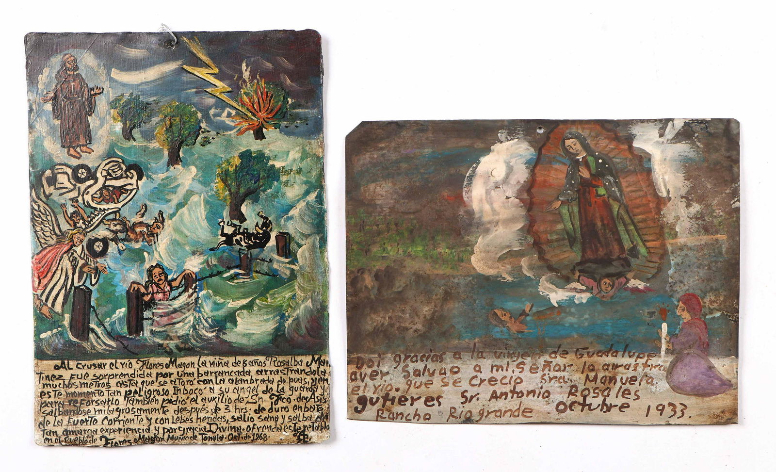 Two Mexican Retablos, 20th Century (1 of 4)