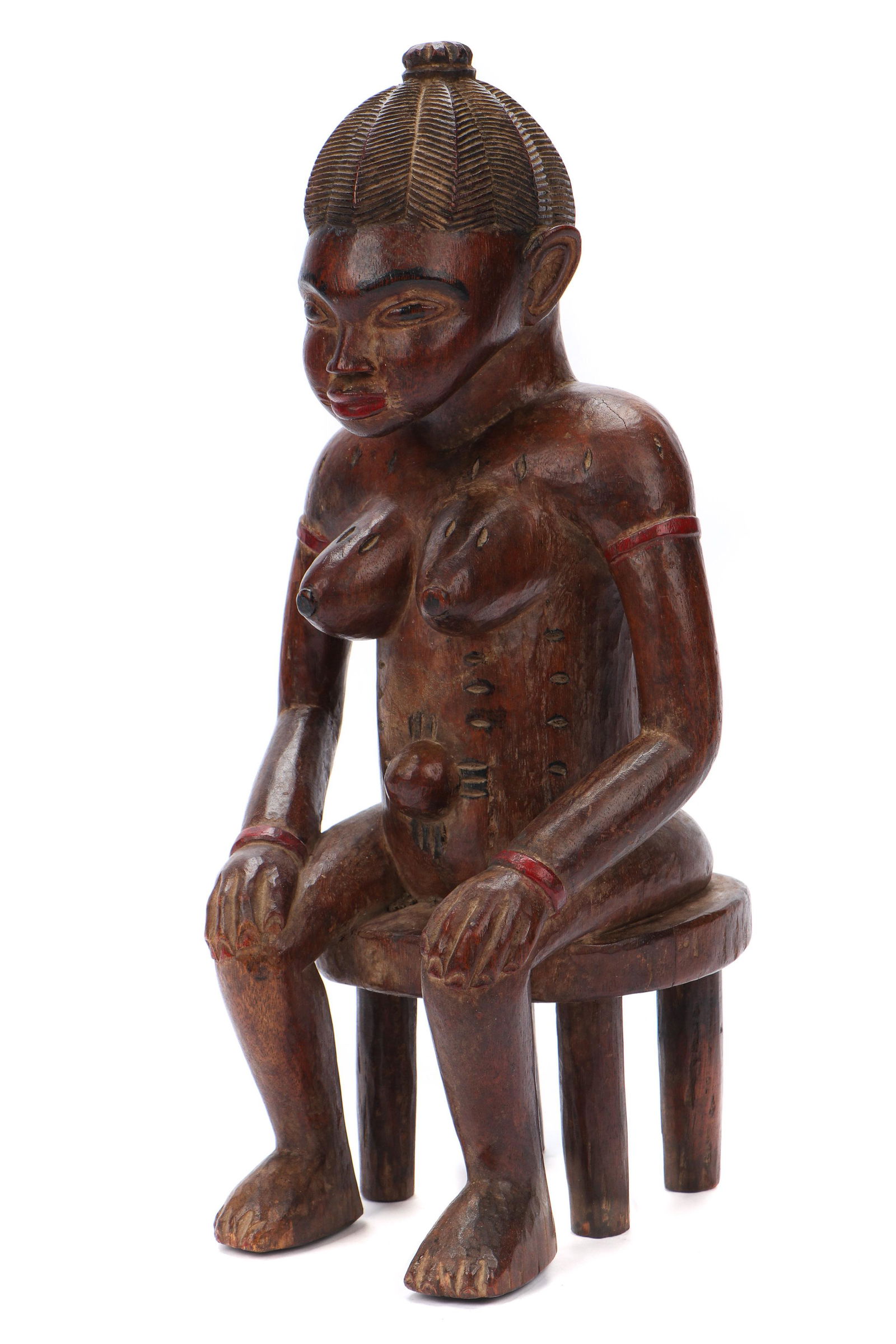 African Senufo Female Figure, Ivory Coast (1 of 10)