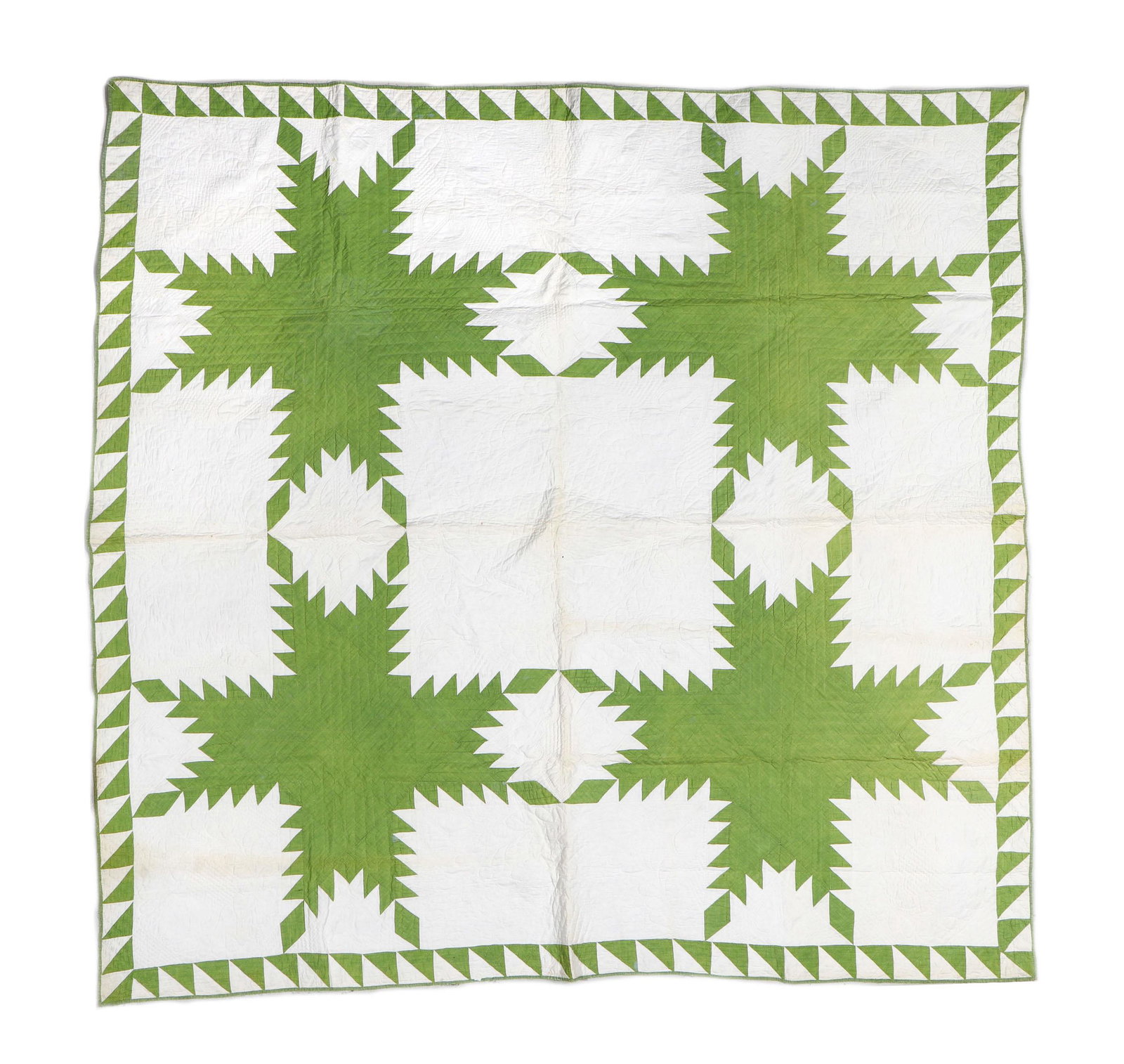 Carpenter's Wheel Quilt, c.1930's (1 of 10)