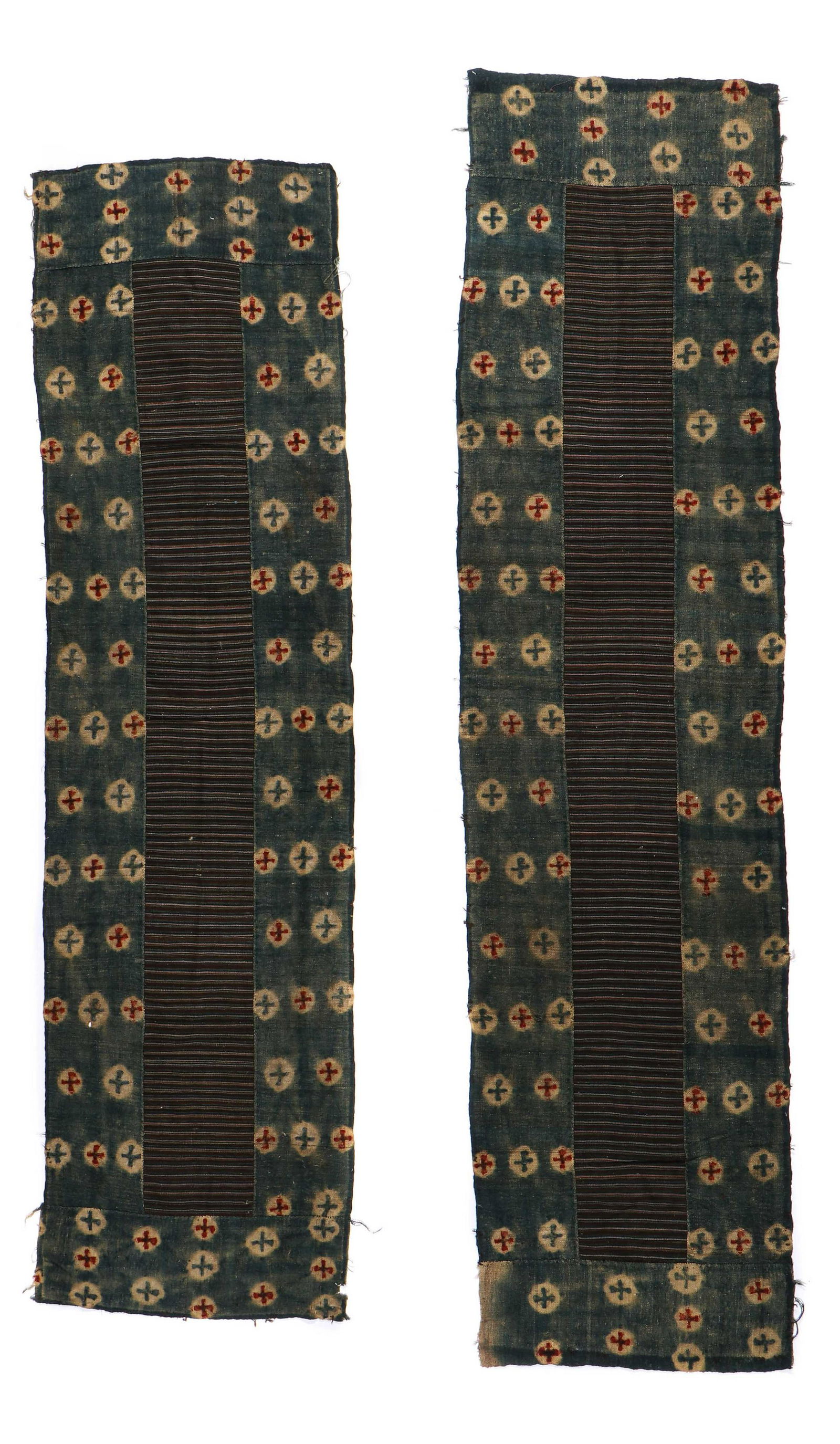 2 Fine Tigma Nambu Monastic Textile Panels, Late 19th (1 of 10)