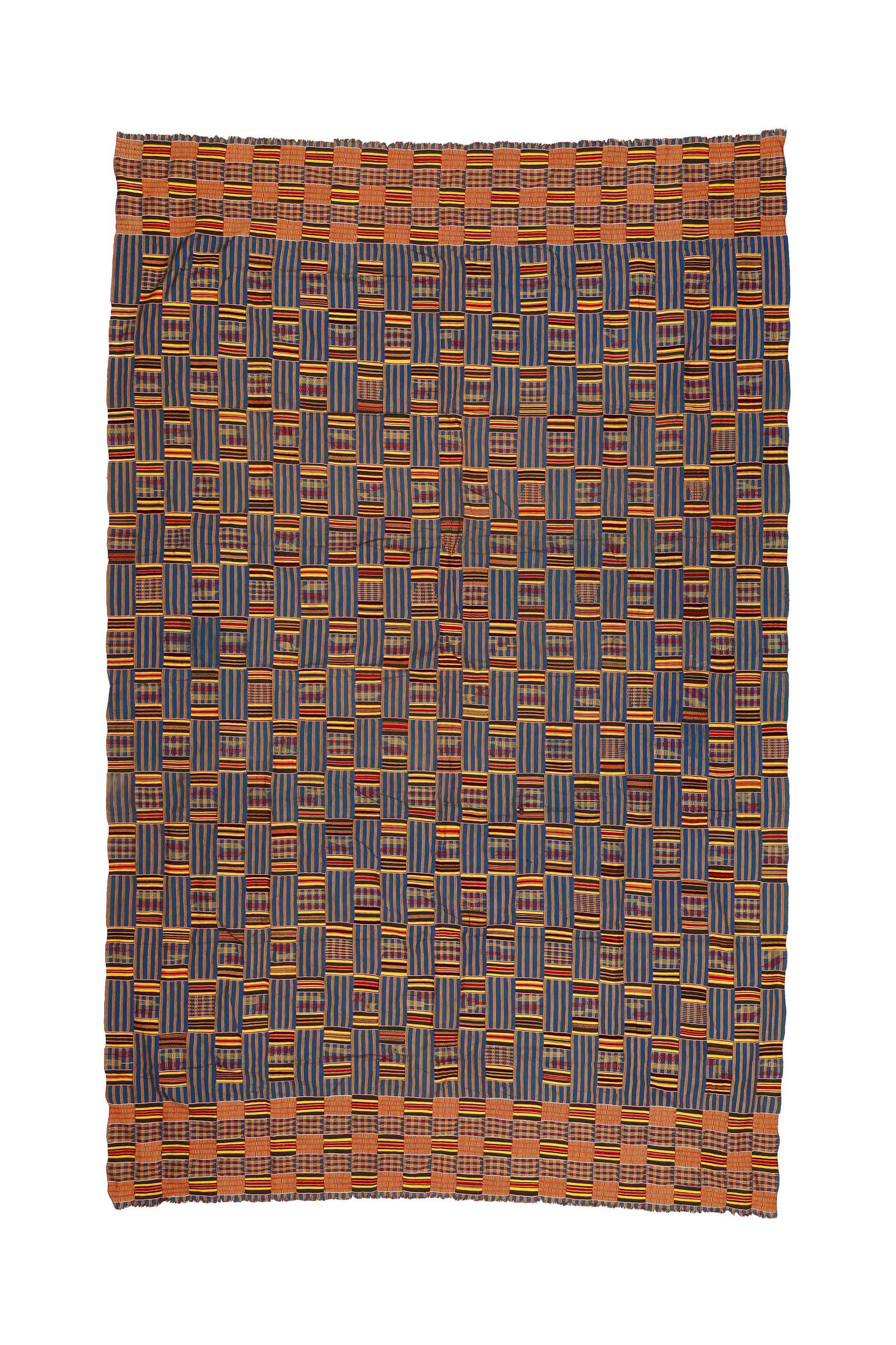 African Ashanti Kente Cloth, Ghana, 20th century (1 of 10)