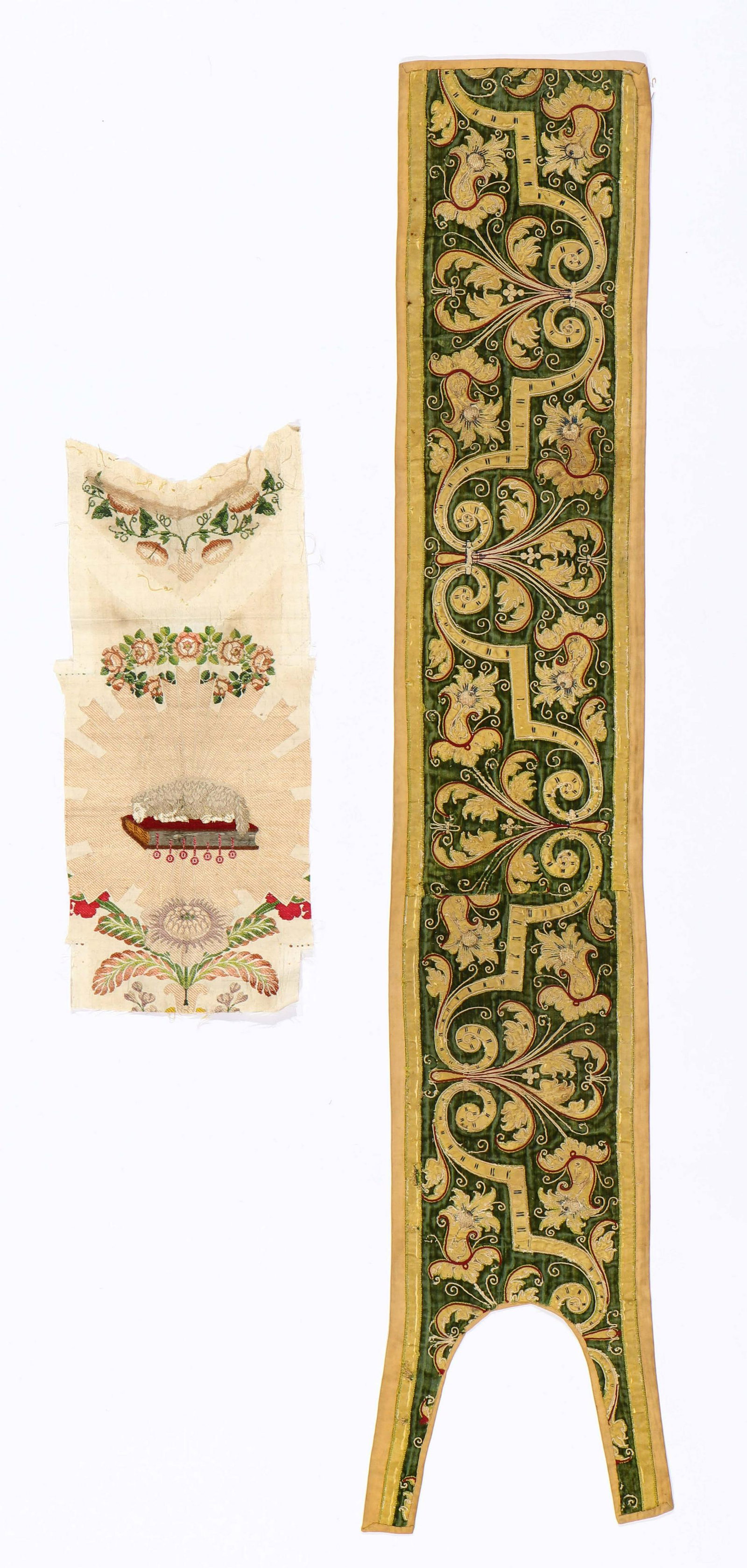 Two 18th/19th C. European Ecclesiastic Textiles (1 of 9)