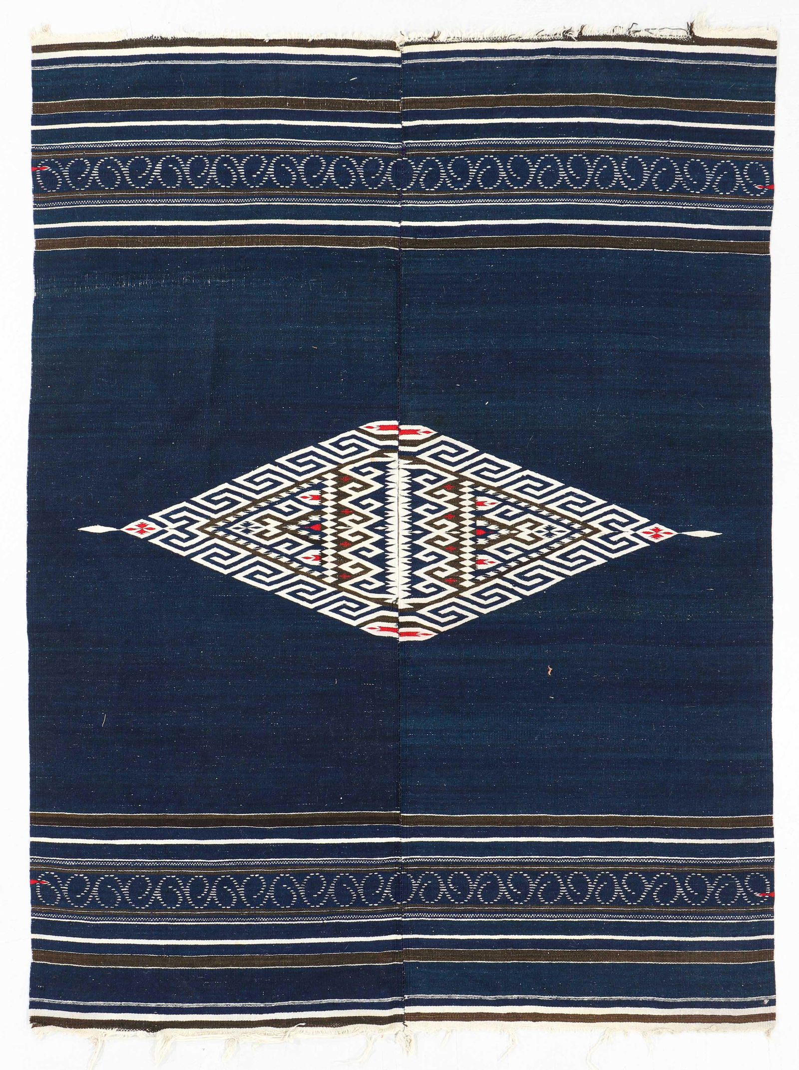 Mexican Wool Saltillo, Circa 1900, 4'8'' x 6'2'' (1 of 5)
