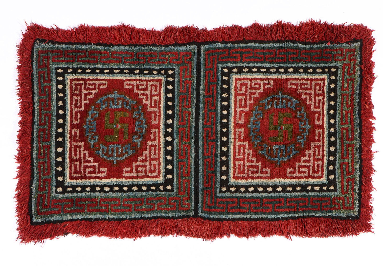 Double Square Bedding Rug, Tibet, Circa 1900, 2'7'' x (1 of 9)
