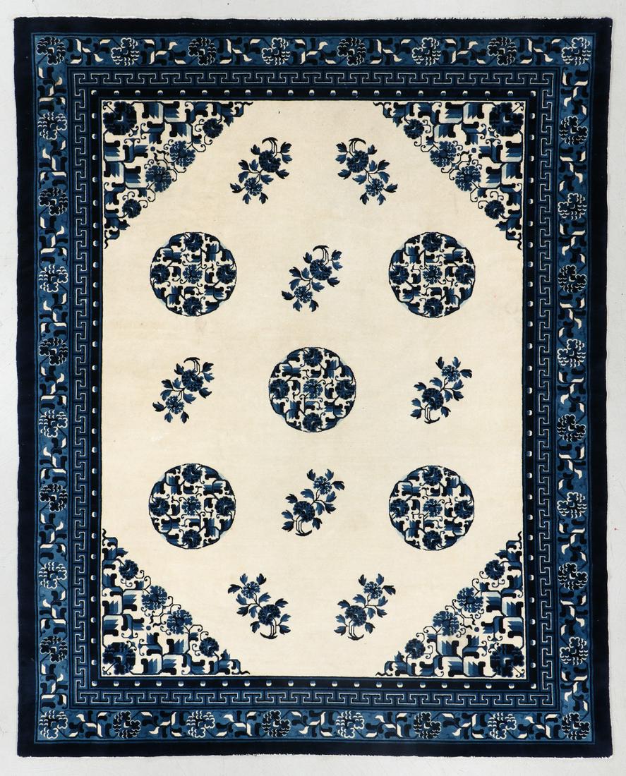 Peking Rug, China, Mid 20th C., 8'0'' x 9'11'' (1 of 5)