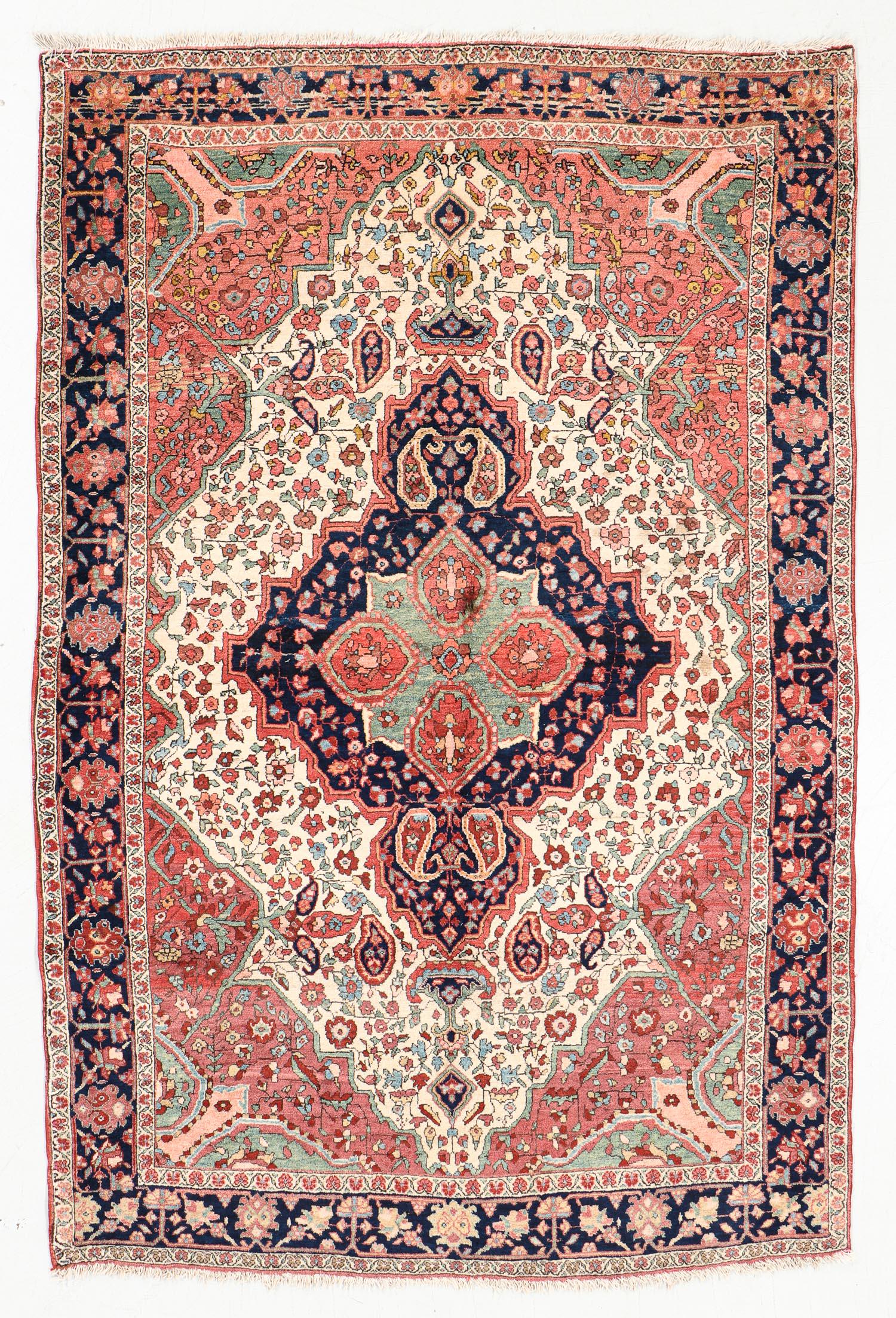Ferahan Sarouk Rug, Persia, Circa 1900, 4'1'' x 6'3'' (1 of 5)