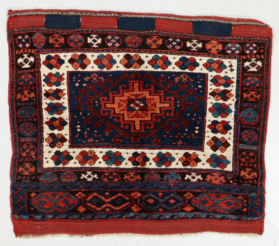 Fine Large Jaffe Kurd Bagface, Persia, Late 19th C., (1 of 5)