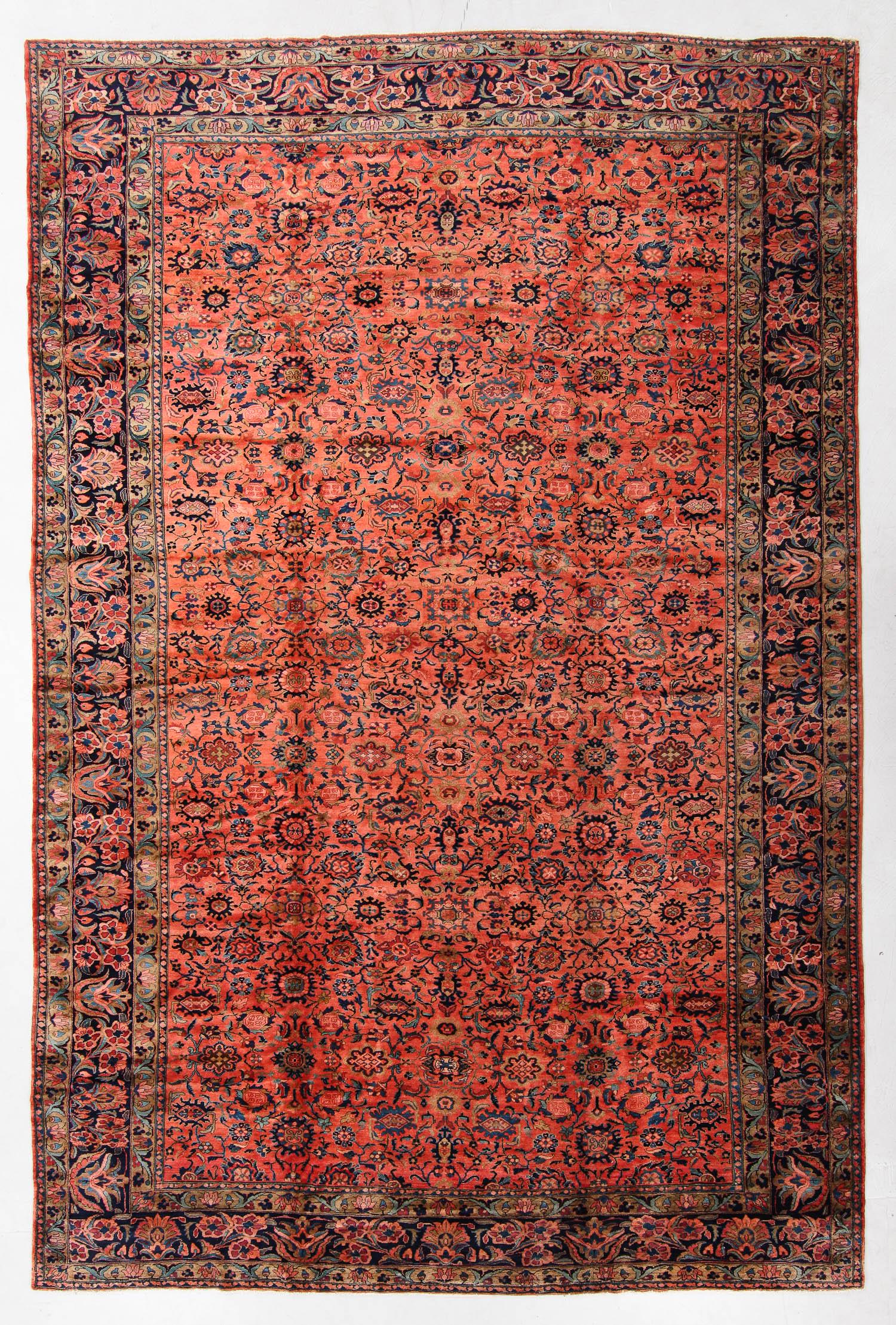 Lilihan Rug, Persia, Early 20th C., 10'11'' x 16'7'' (1 of 4)