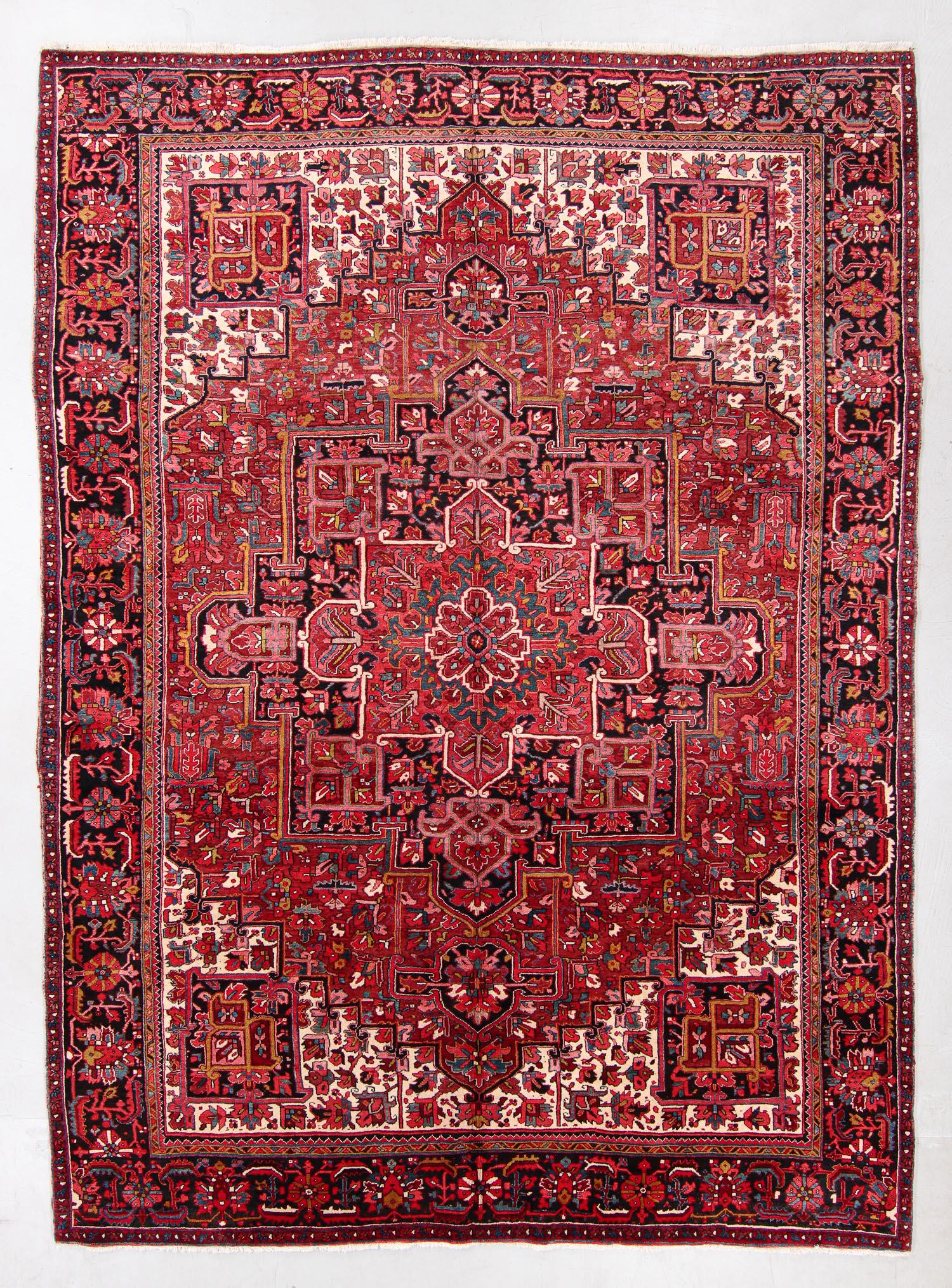 Heriz Rug, Persia, Mid 20th C., 9'9'' x 13'5'' (1 of 6)