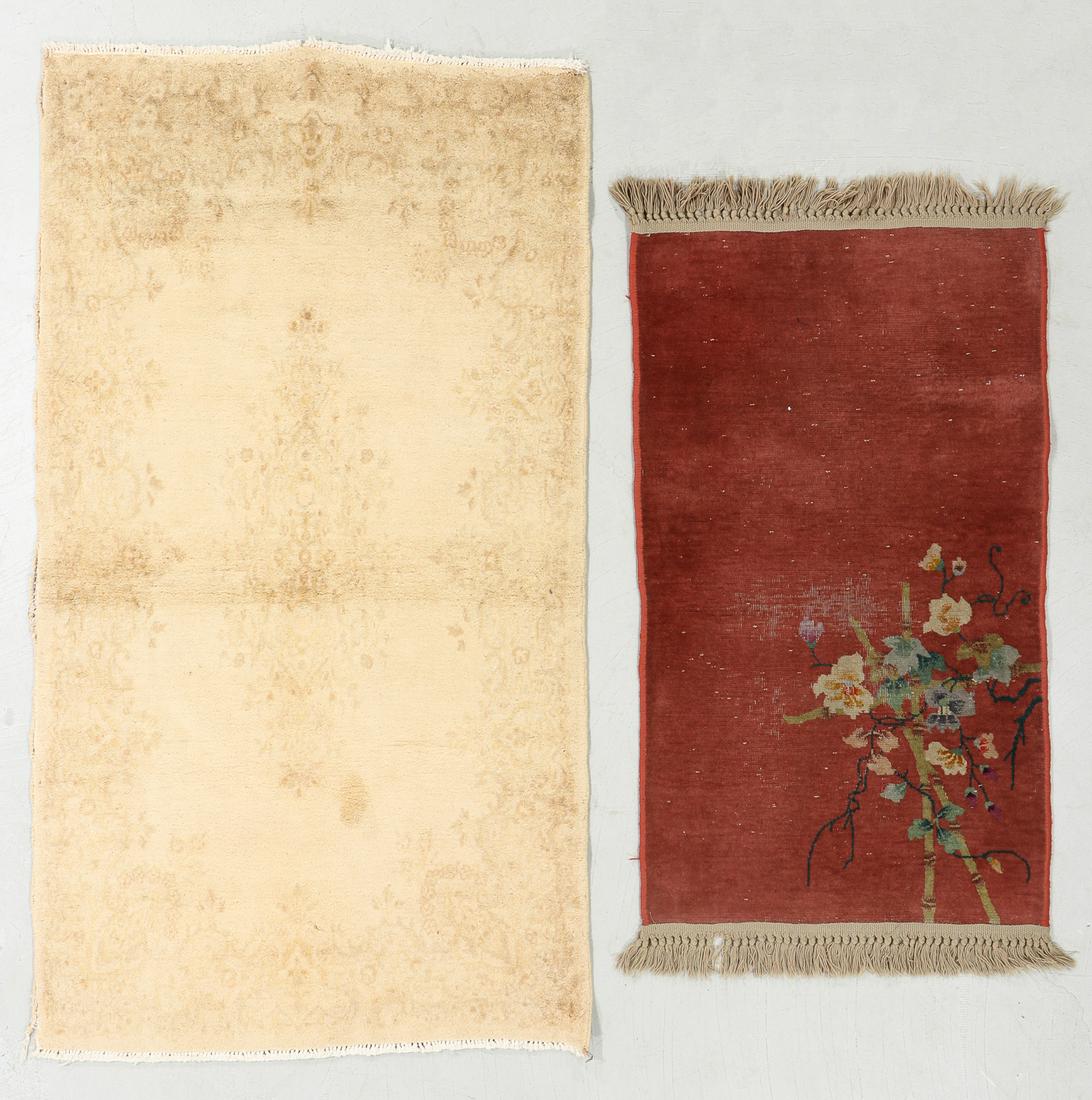 Persian Kerman + Chinese Art Deco Rugs (2) (1 of 8)