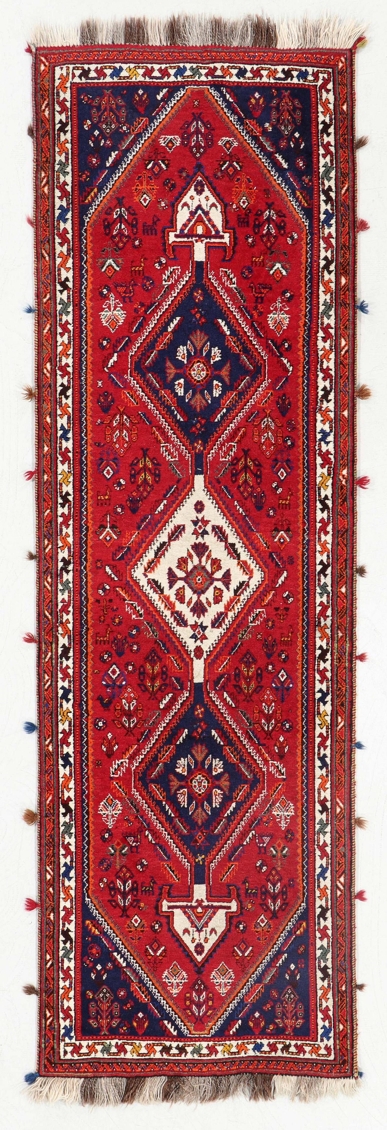 Gashgai Rug, Persia, Mid 20th C., 2'9'' x 8'9'' (1 of 6)