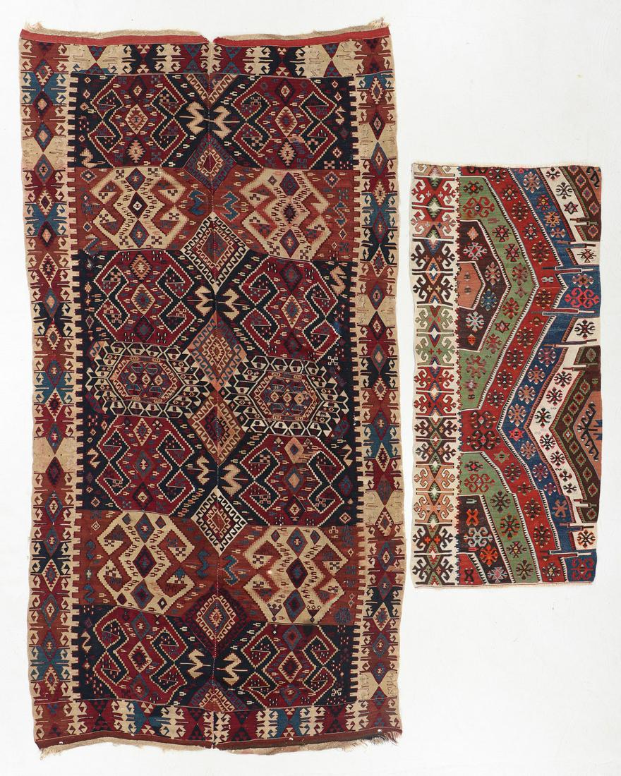 Two Antique Anatolian Kilims, Turkey (1 of 7)