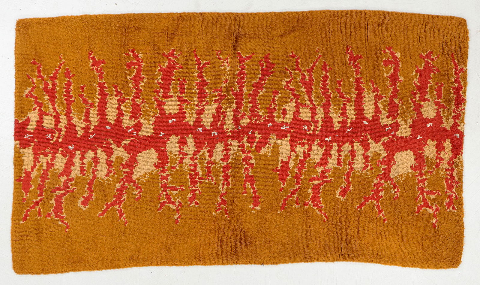 Mid Century Continental Wool Pile Rug in Modernist (1 of 5)