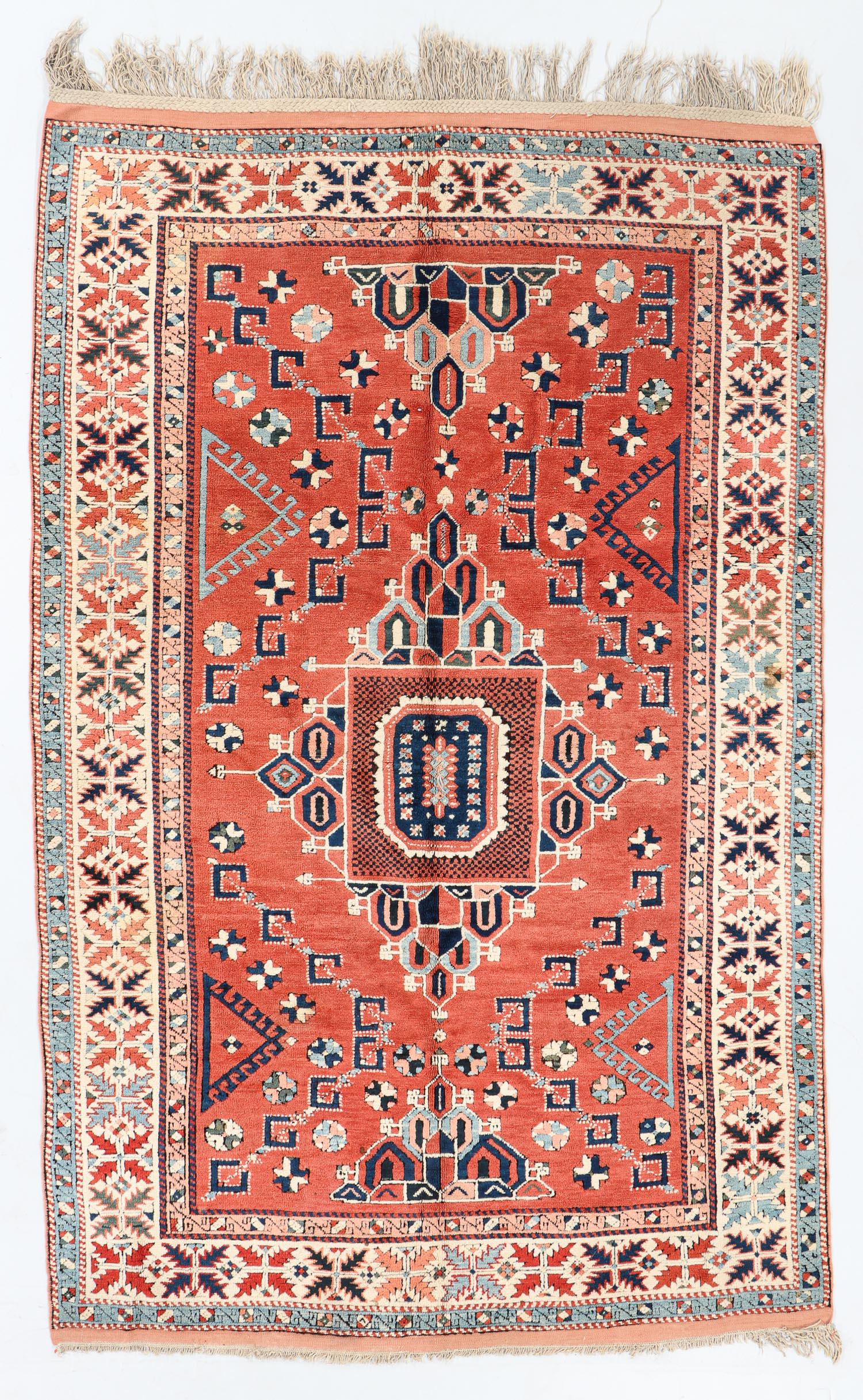 Vintage Ayvacik Village Rug, Turkey, 6'5'' x 10'1'' (1 of 5)