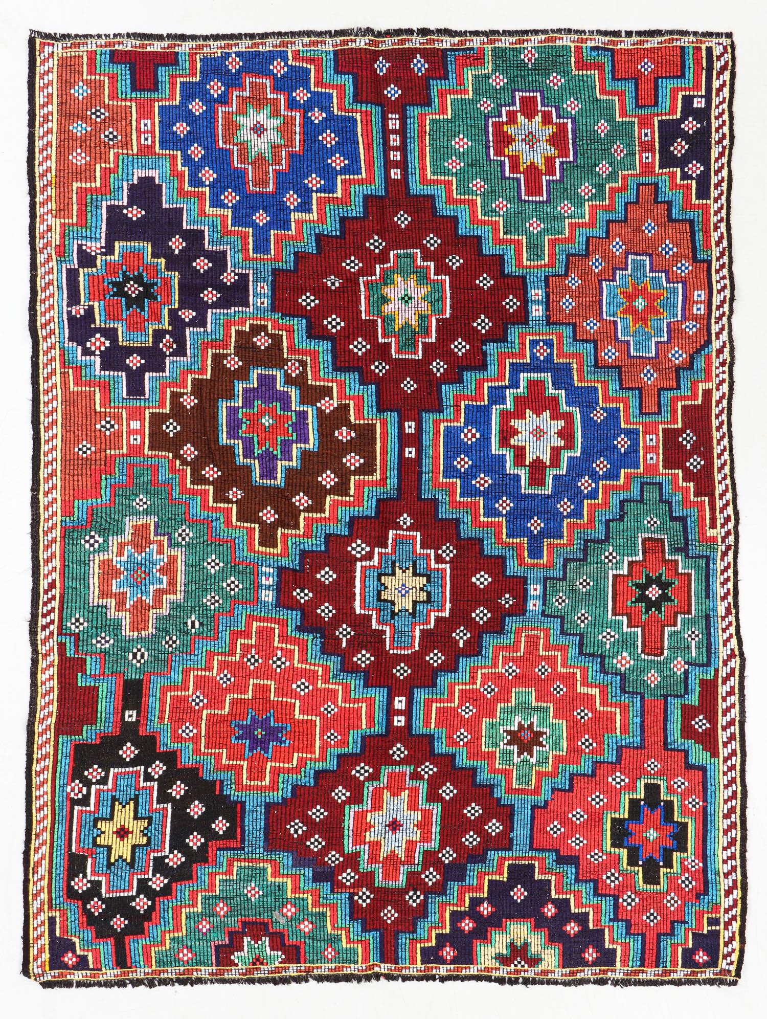 Anatolian Kilim/Cicim, Turkey, Mid 20th C., 6'3'' x (1 of 4)