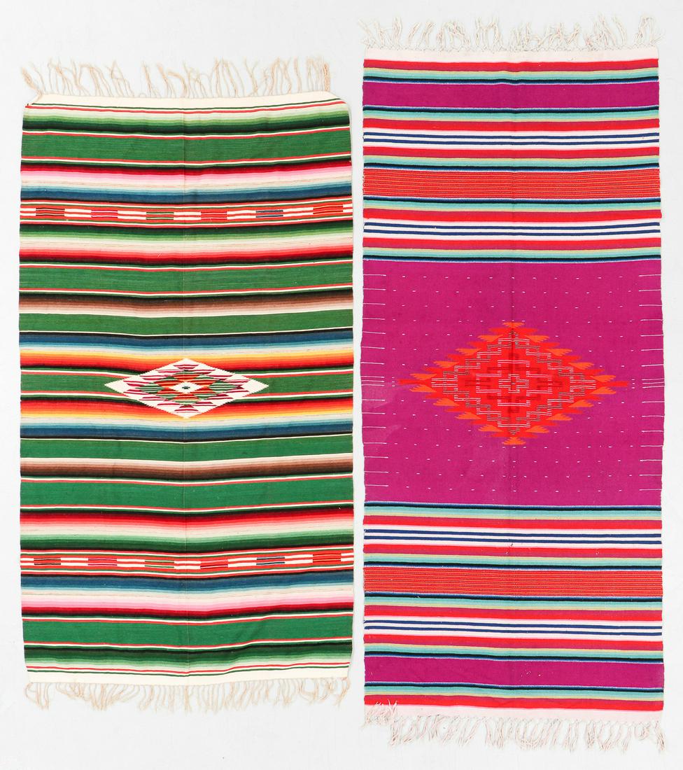Two Saltillo Tapestries, Mexico, Mid 20th C. (1 of 6)