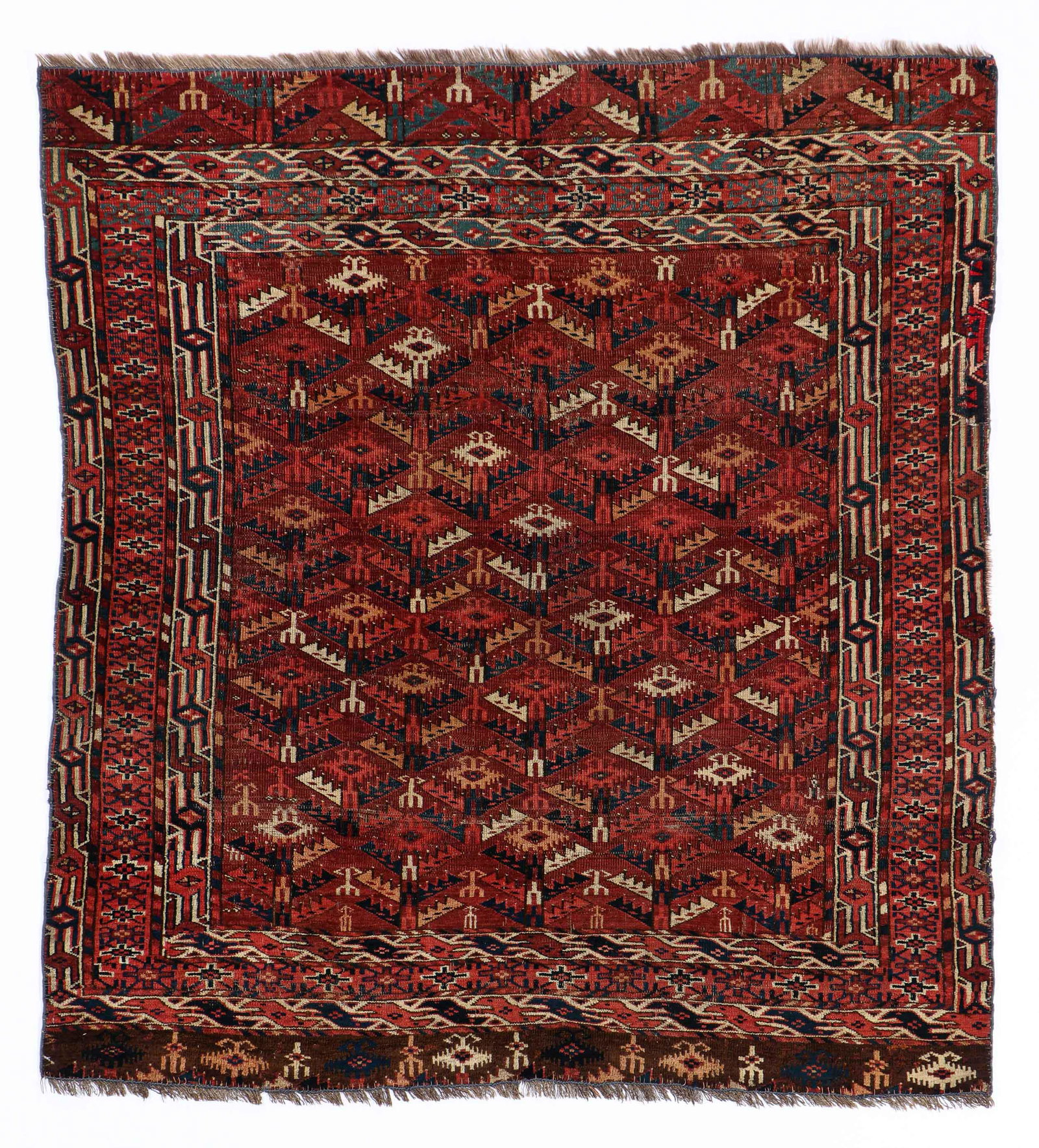 Yomut Ensi or Small Rug, Turkmenistan, Mid-19th C. (1 of 8)