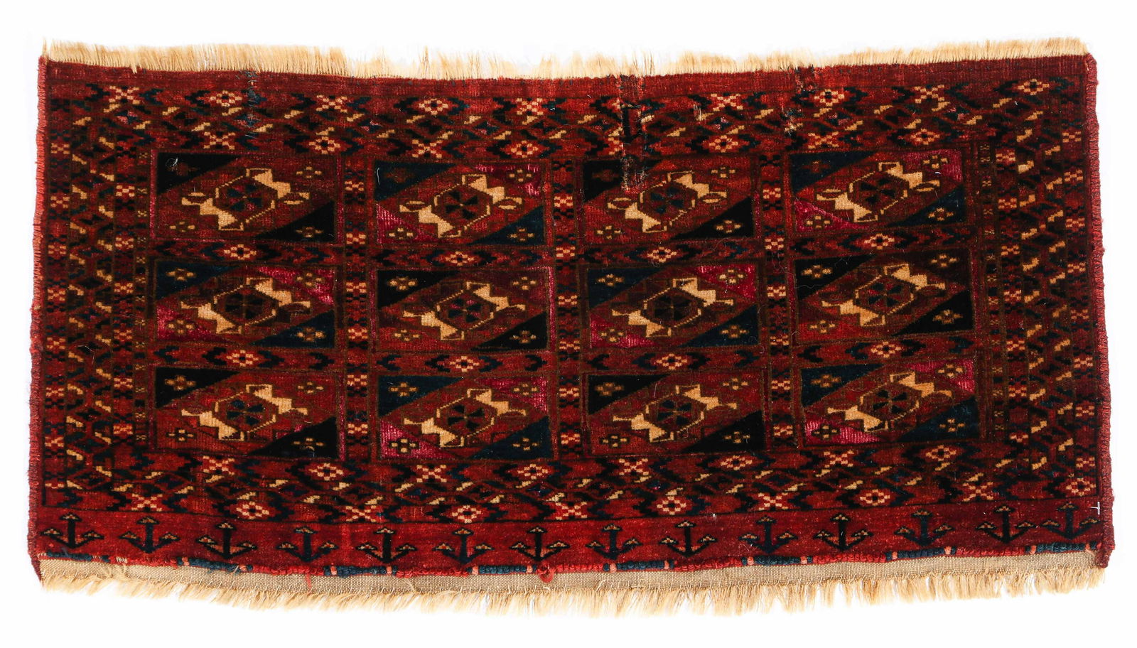 Tekke Mafrash/Kap w. Silk Aina Gul, Turkmenistan, First (1 of 5)