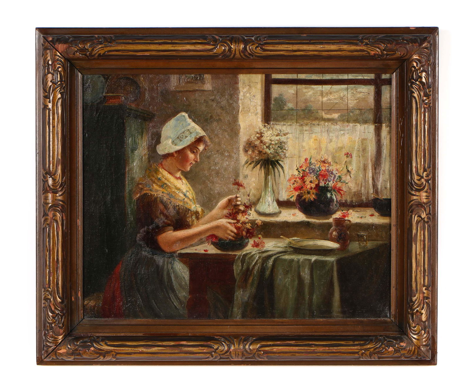 Dutch Style Interior "Arranging Flowers" (1 of 4)