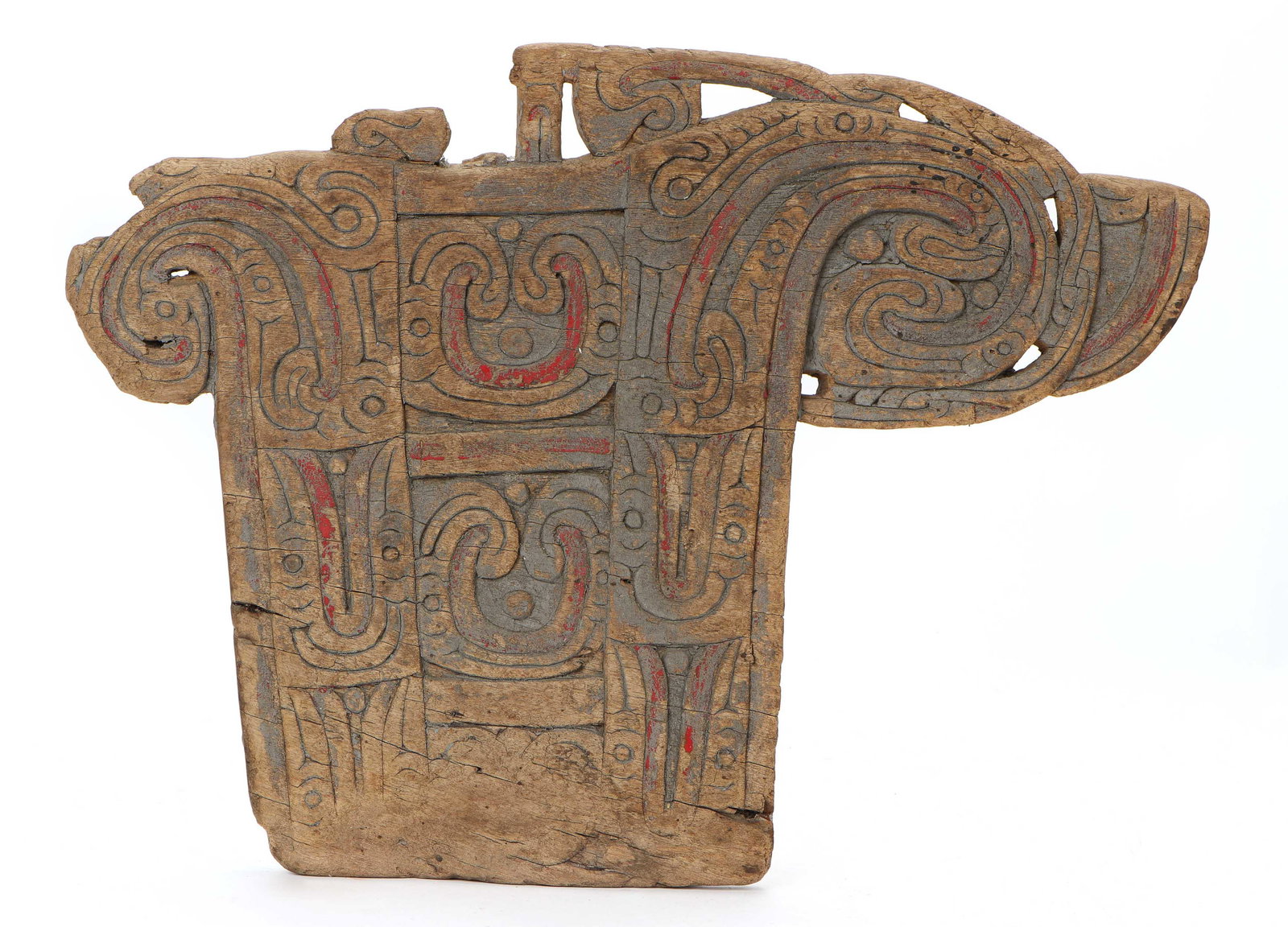 Papua New Guinea Polychrome Canoe Prow (1 of 5)