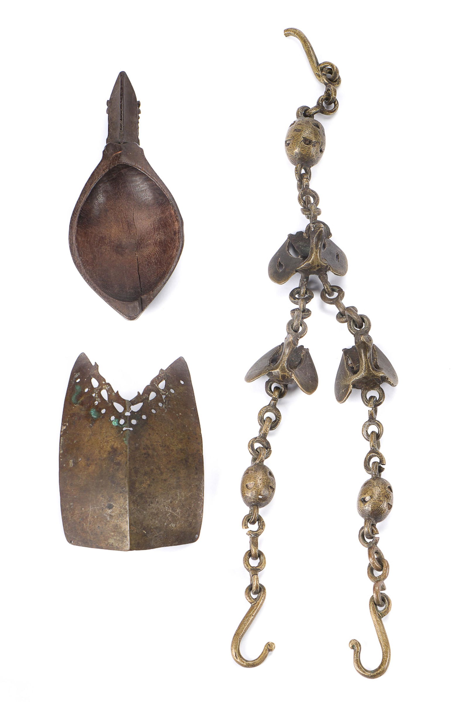 3 Indonesian Bahau Dayak Artifacts, Borneo, early 1900s (1 of 5)
