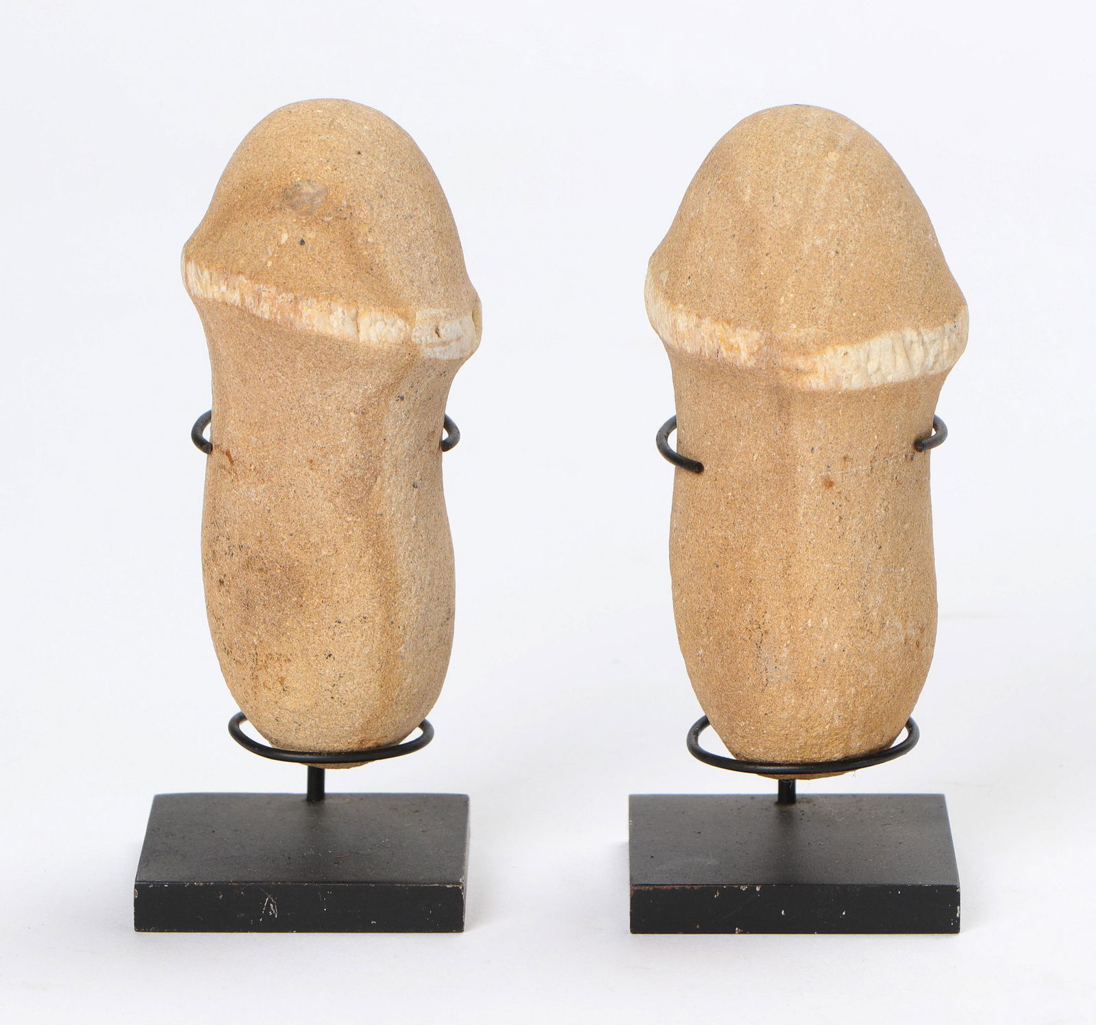 Two Chinese Phallic Carved Stone Amulets (1 of 5)