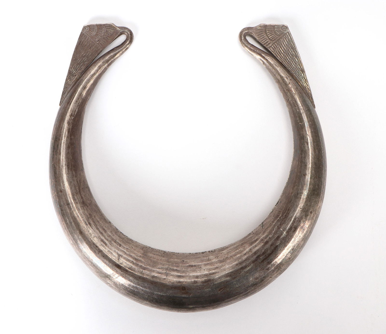 Hmong Hollow Silver Torque, North Thailand/Laos, early (1 of 5)