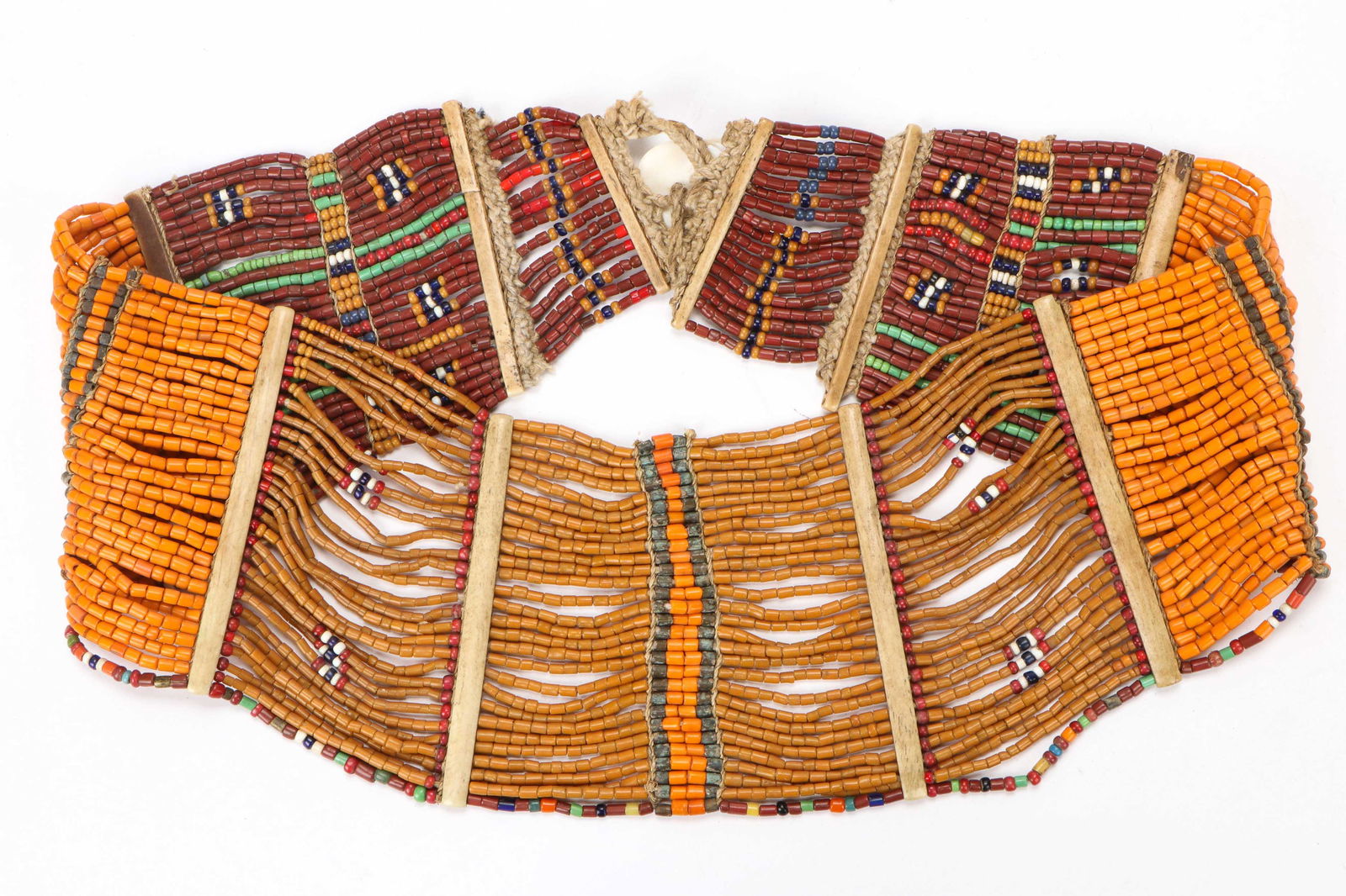 Antique Konyak Naga Bicolor Belt (1 of 4)