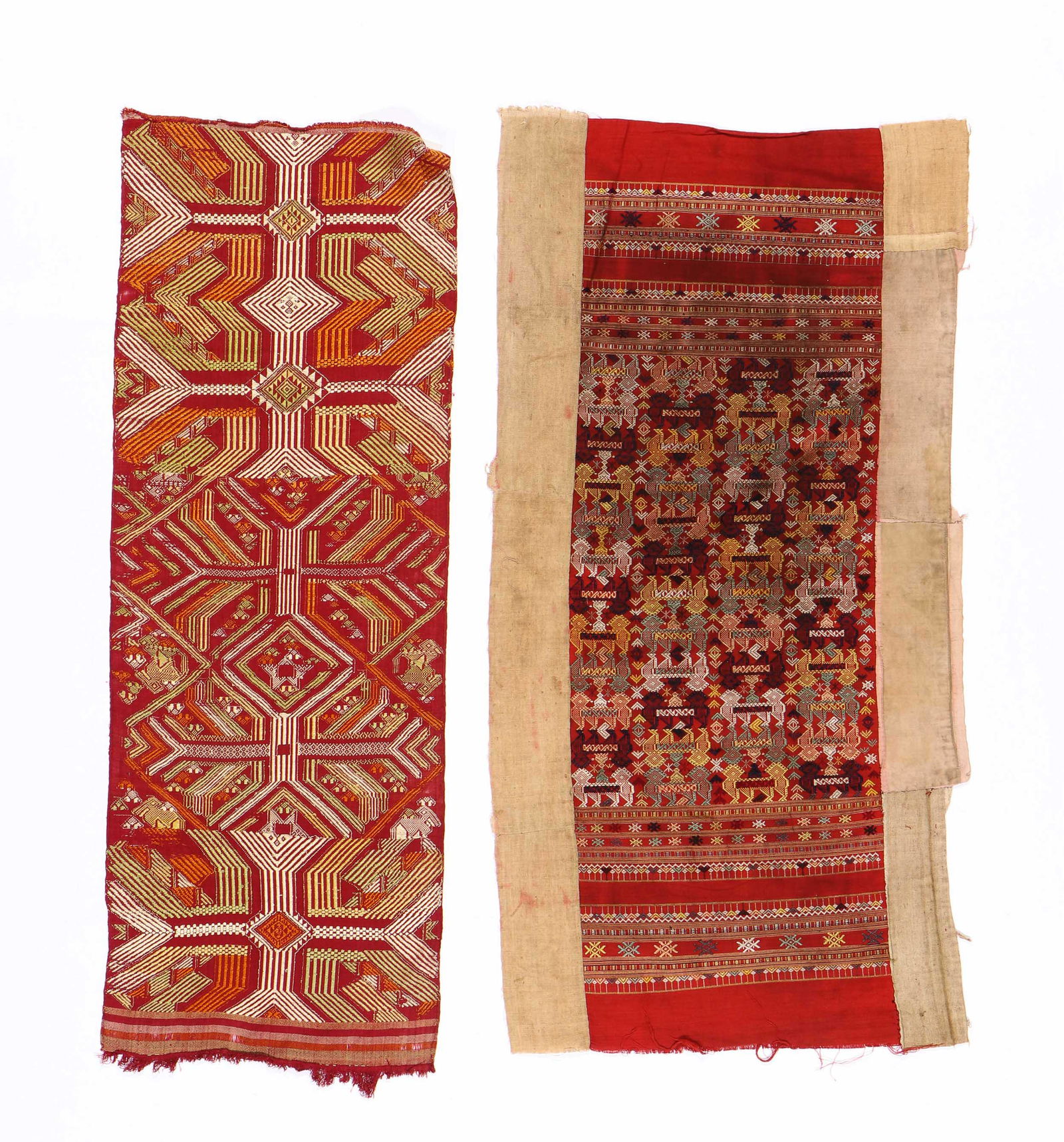 Two Antique Tai Lao Silk Textiles (1 of 6)