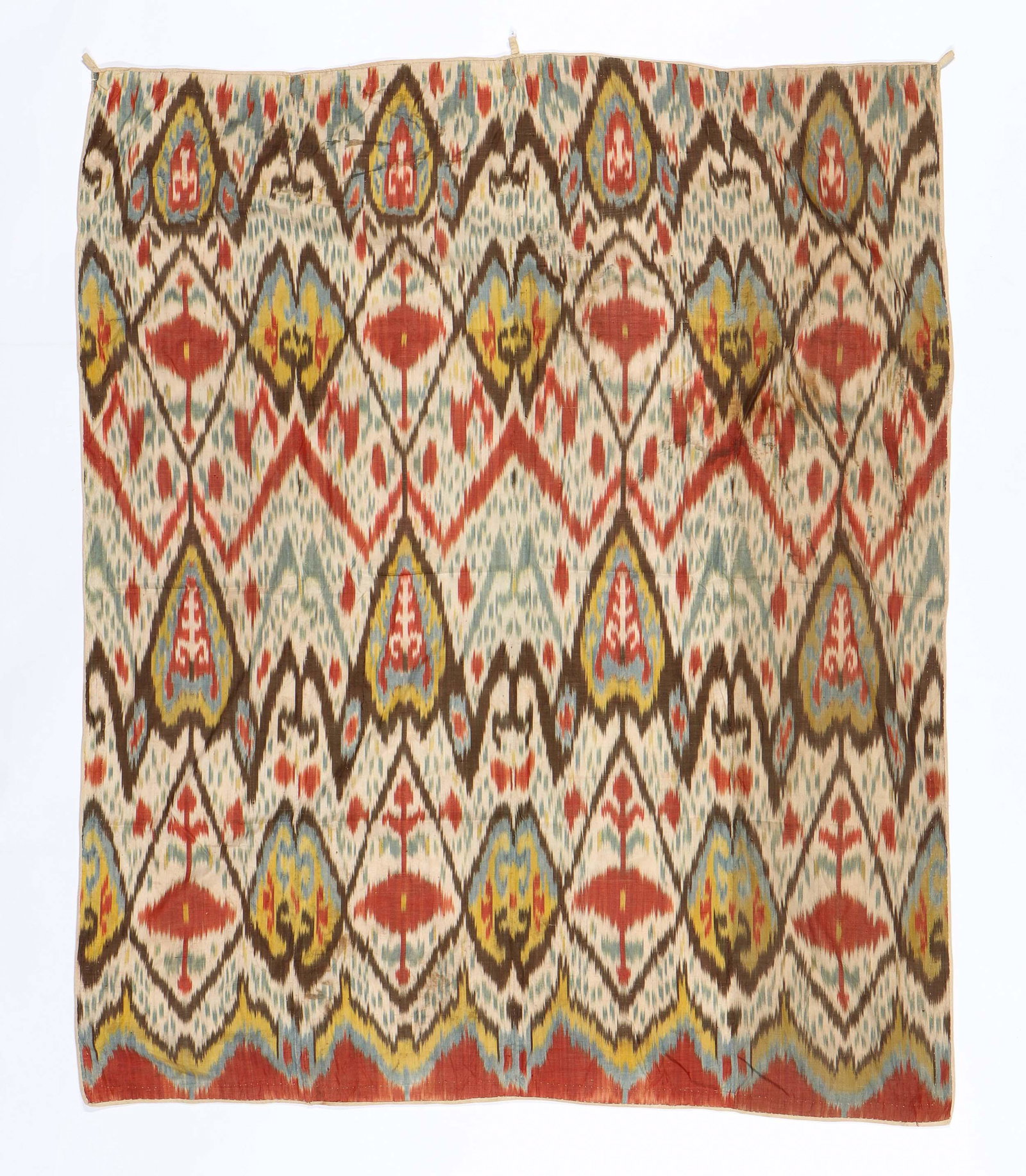 Antique Uzbek Silk Ikat Panel (1 of 6)