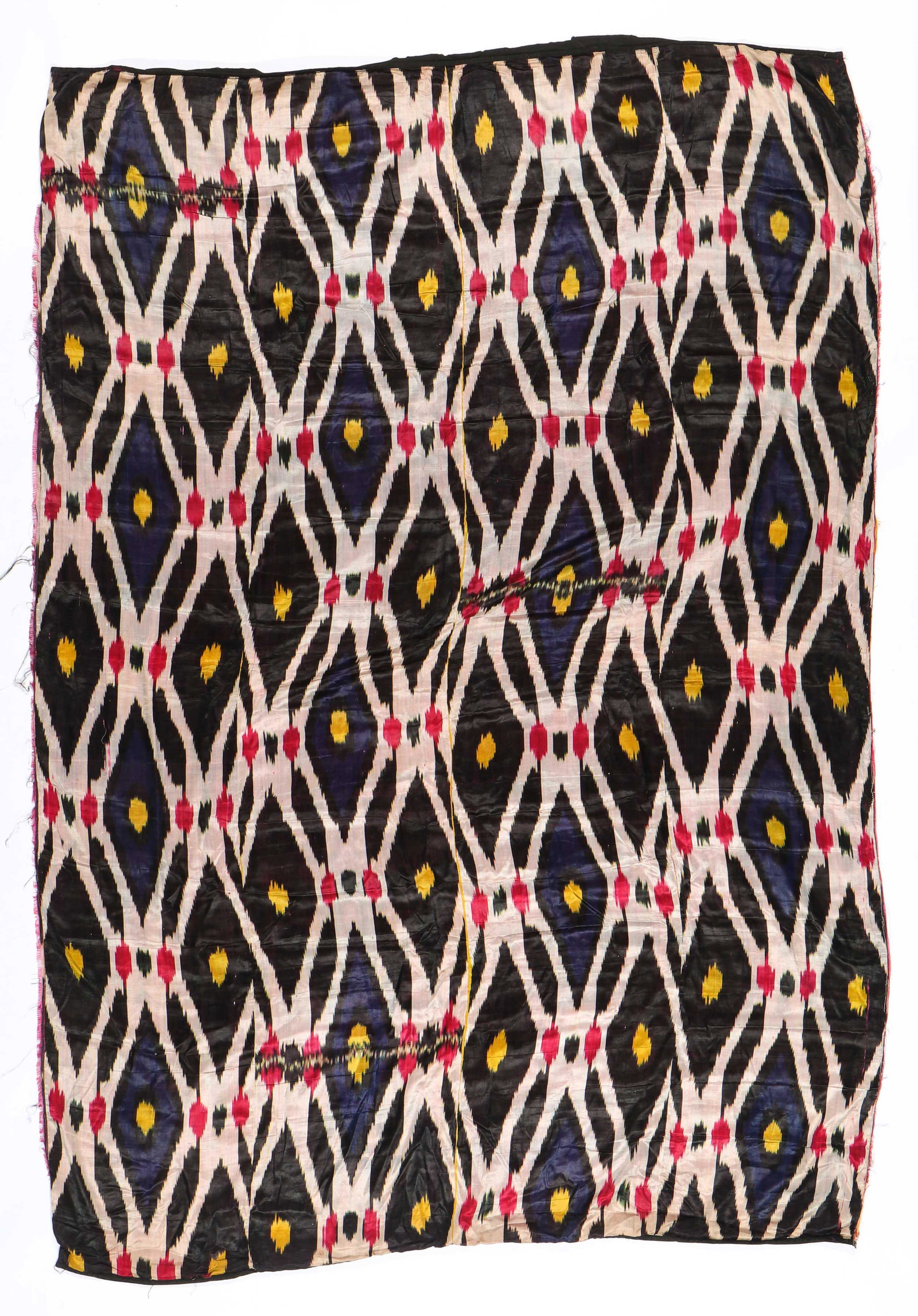 Uzbek Silk Ikat Panel, late 19th/20th century (1 of 6)