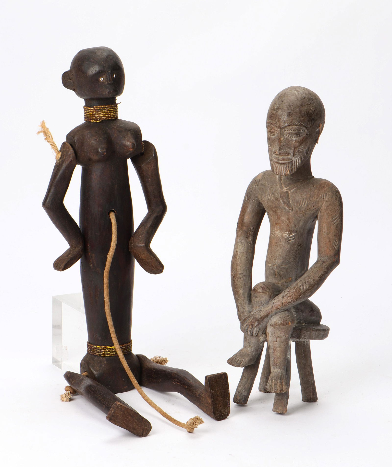 African Senufo Figure and Tanzanian Marionette (1 of 8)