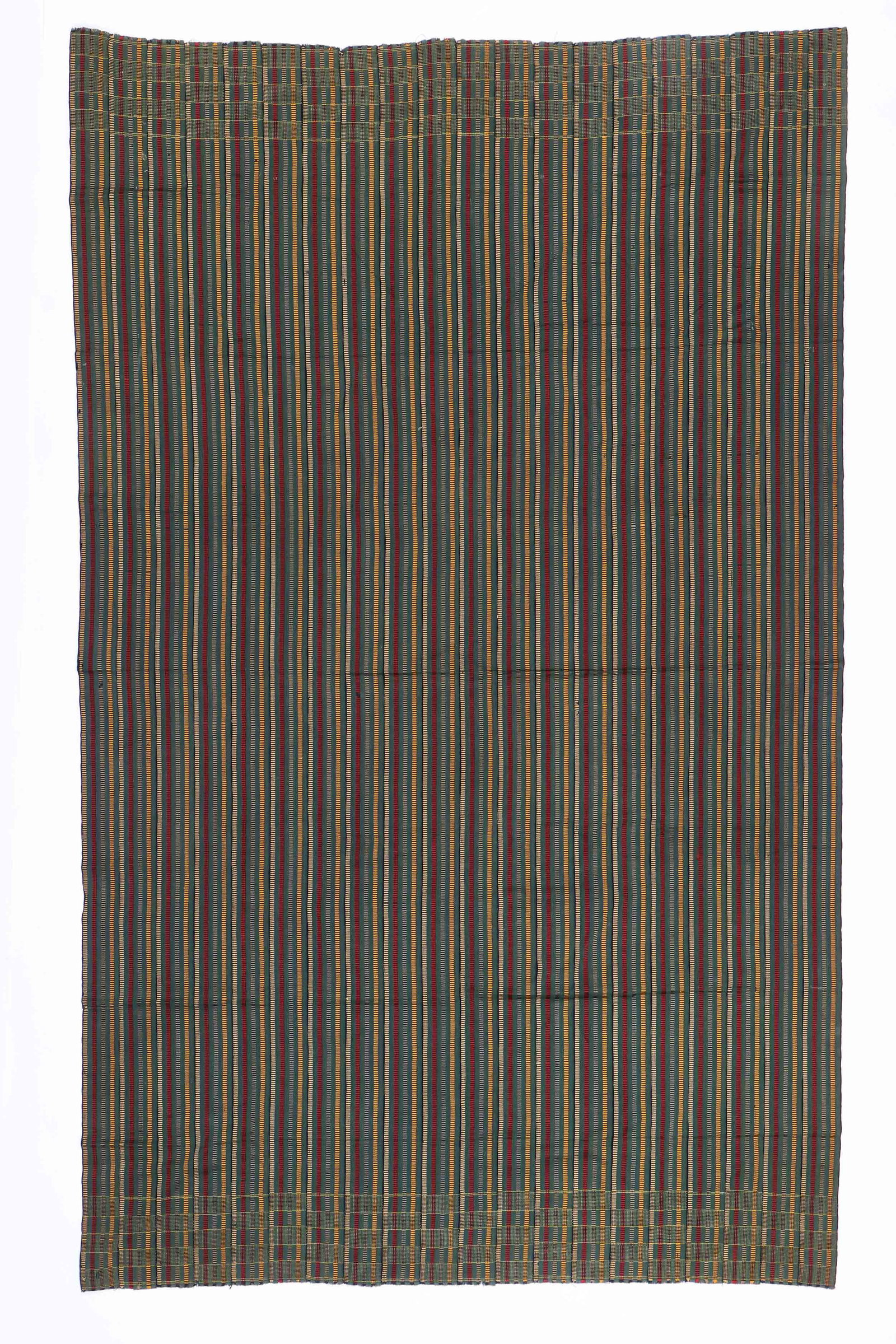 West African Woven Cloth, Mid 20th C., 119'' x 73'' (1 of 7)